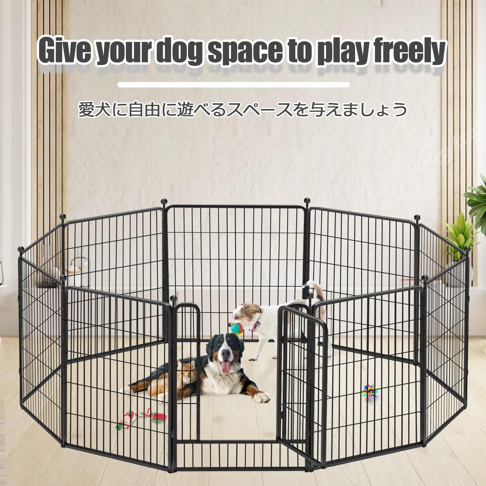 Recinto Per Piccoli Animali Box Per Cani Recinto Per Animali Domestici Con Porta Recinto Per Animali Gabbia Per Piccoli Animali Ampliabili Recinto Per Cani Da Interno(8-pack,80*100cm/31.5*39.