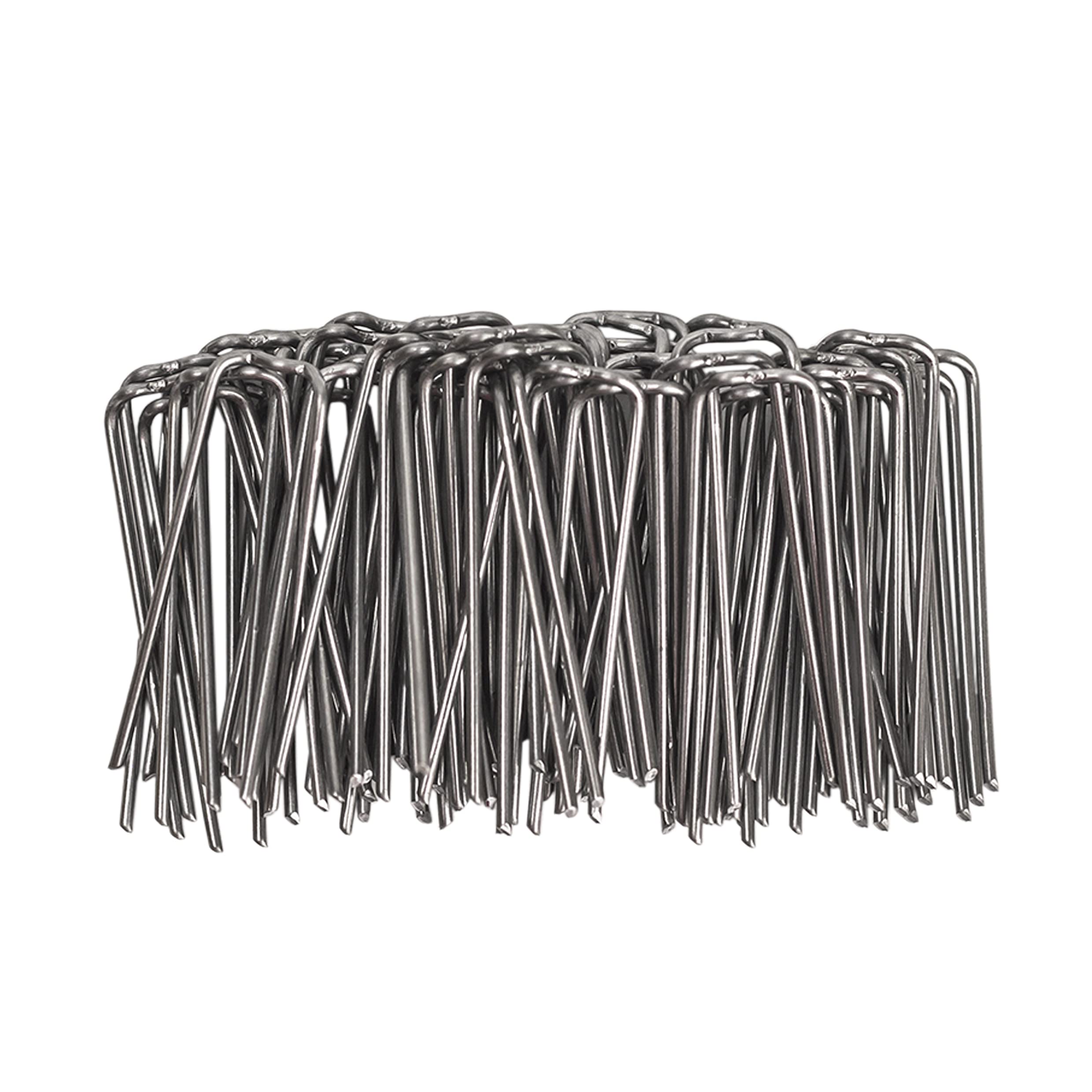 Inter Flowers GmbH Patenthaften im Set - Verschiedene Größen - Krampen Kranznadeln Haften Steckklammern Patenthafte für Kränze Römerhaften für den Garten (10 x 40 mm 1 kg)