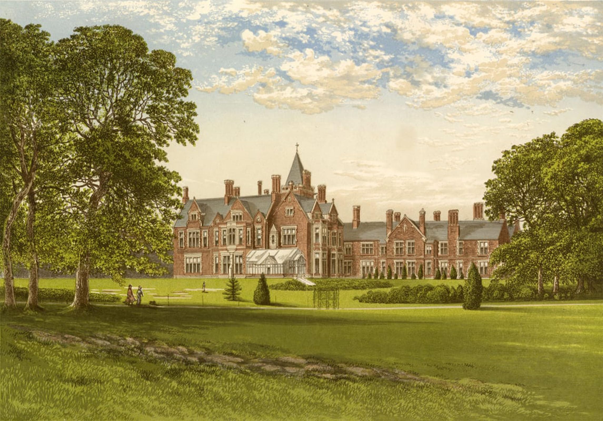 ARTXLXXBN Famous Print Painting Colorful Art Print Bagshot Park by Alexander Lydon Canvas Art Decorations for Home Decor 60x90cm