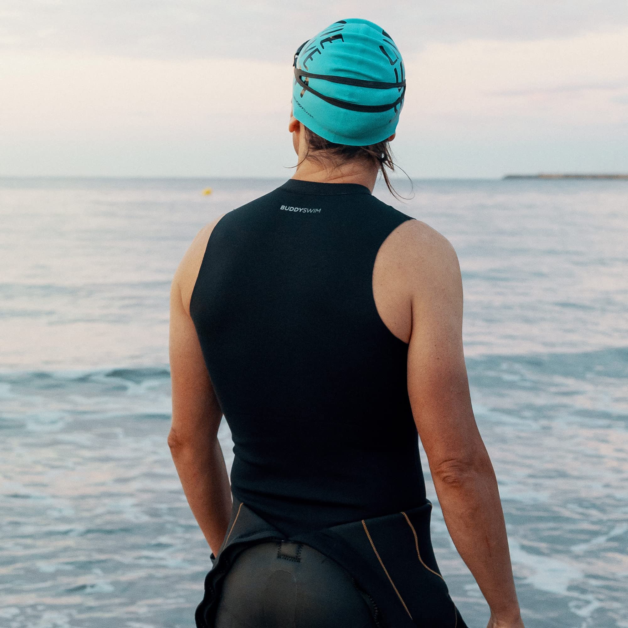 Gilet Néoprène Trilaminate 1,5 mm Natation Eau Libre Homme Plongée Surf