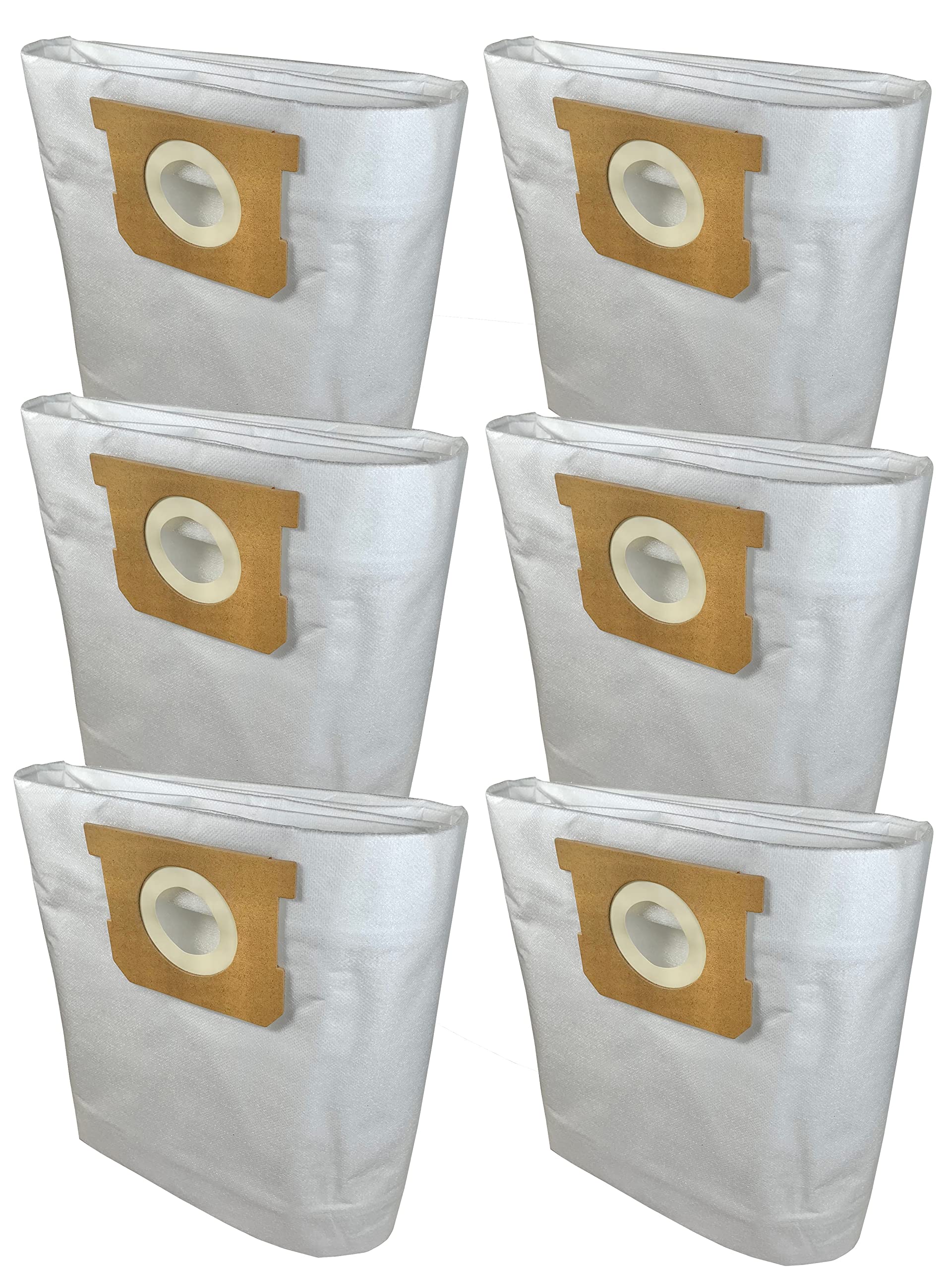 EFPReplacement Multi-Ply Microfiber HEPA Drywall Bags for Shop Vac 9067100 High Efficiency Collection Filter 5 to 8 gallon Vacuum Cleaners | Includes 12 Bags