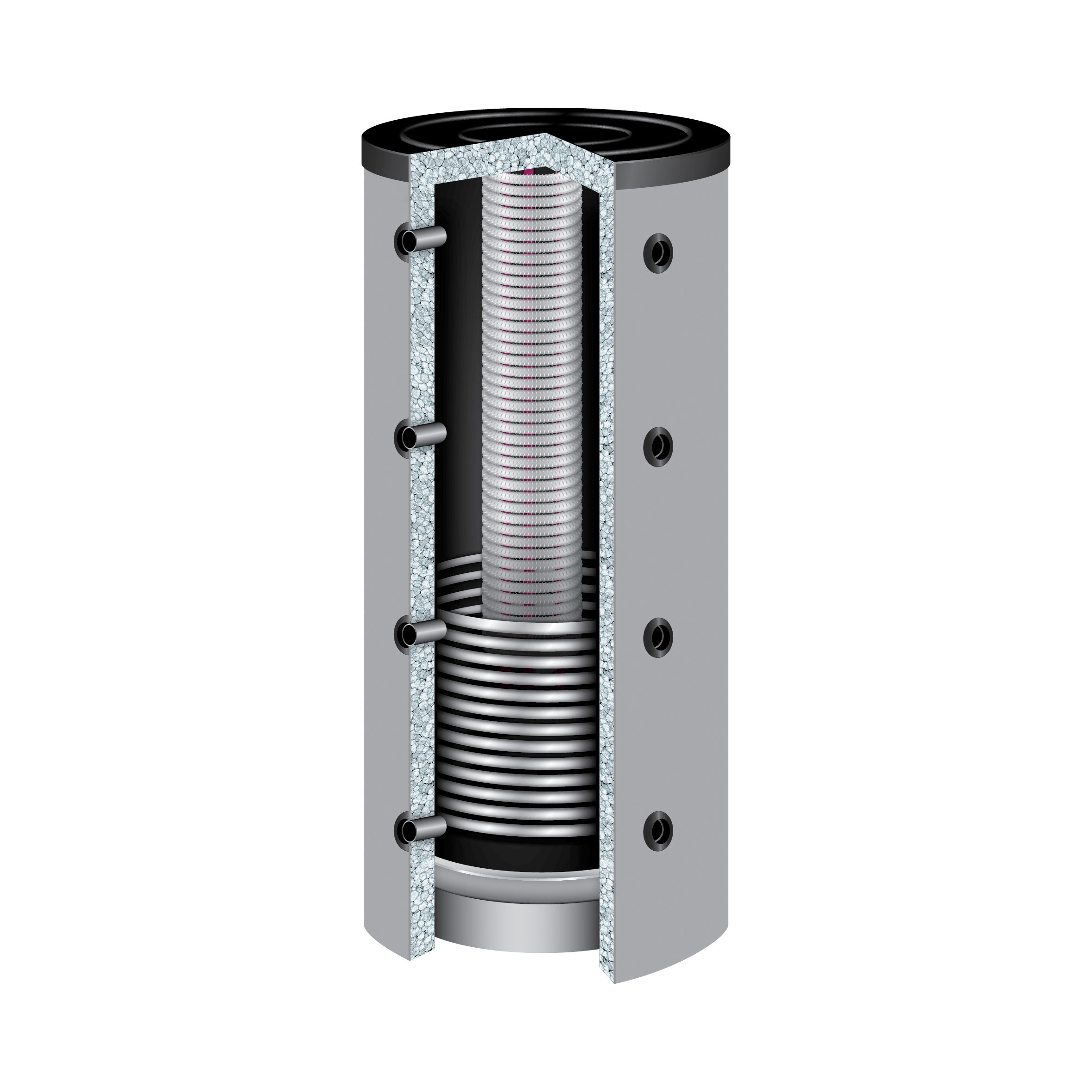 Hygiene 180 ° Pack 500 BIN IN ONE Heat Exchanger, 100 mm Insulation Eek C :  Amazon.de: DIY u0026 Tools