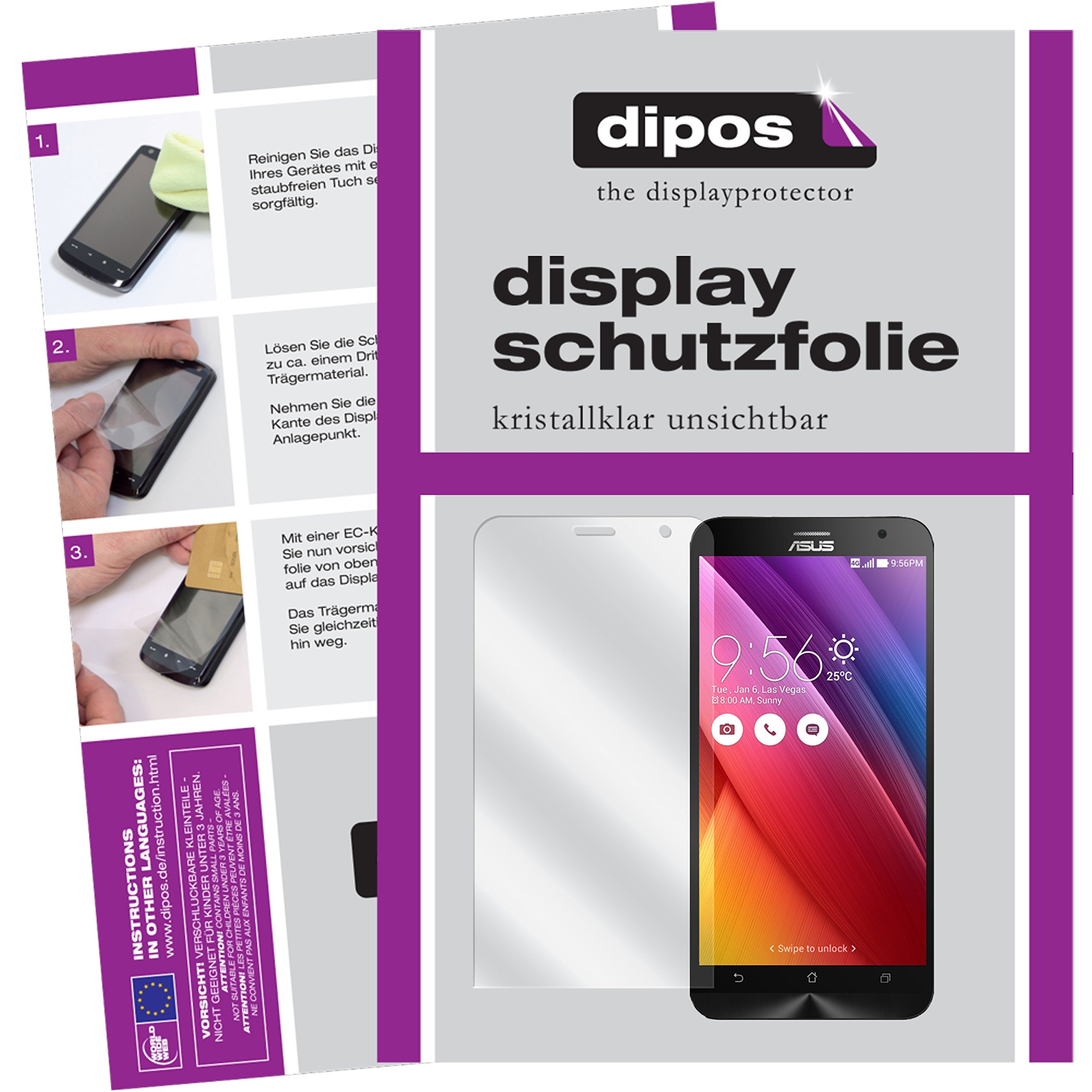 Dipos I 2x Pellicola Protettiva Compatibile Con Asus Rog Phone 3