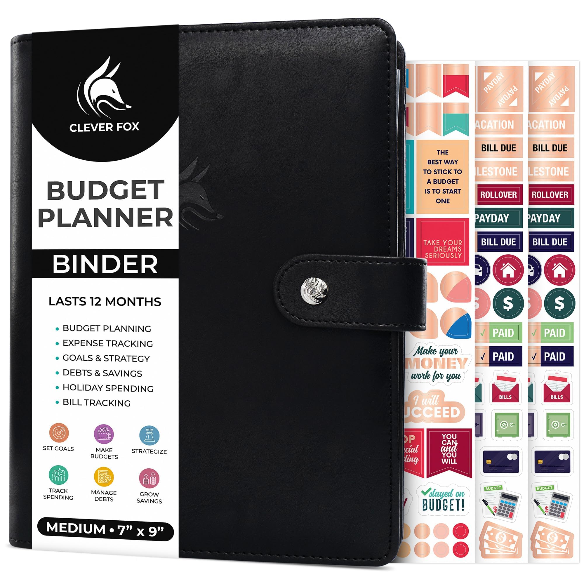 Clever Fox Budget Planner & Monthly Bill Organizer With ...