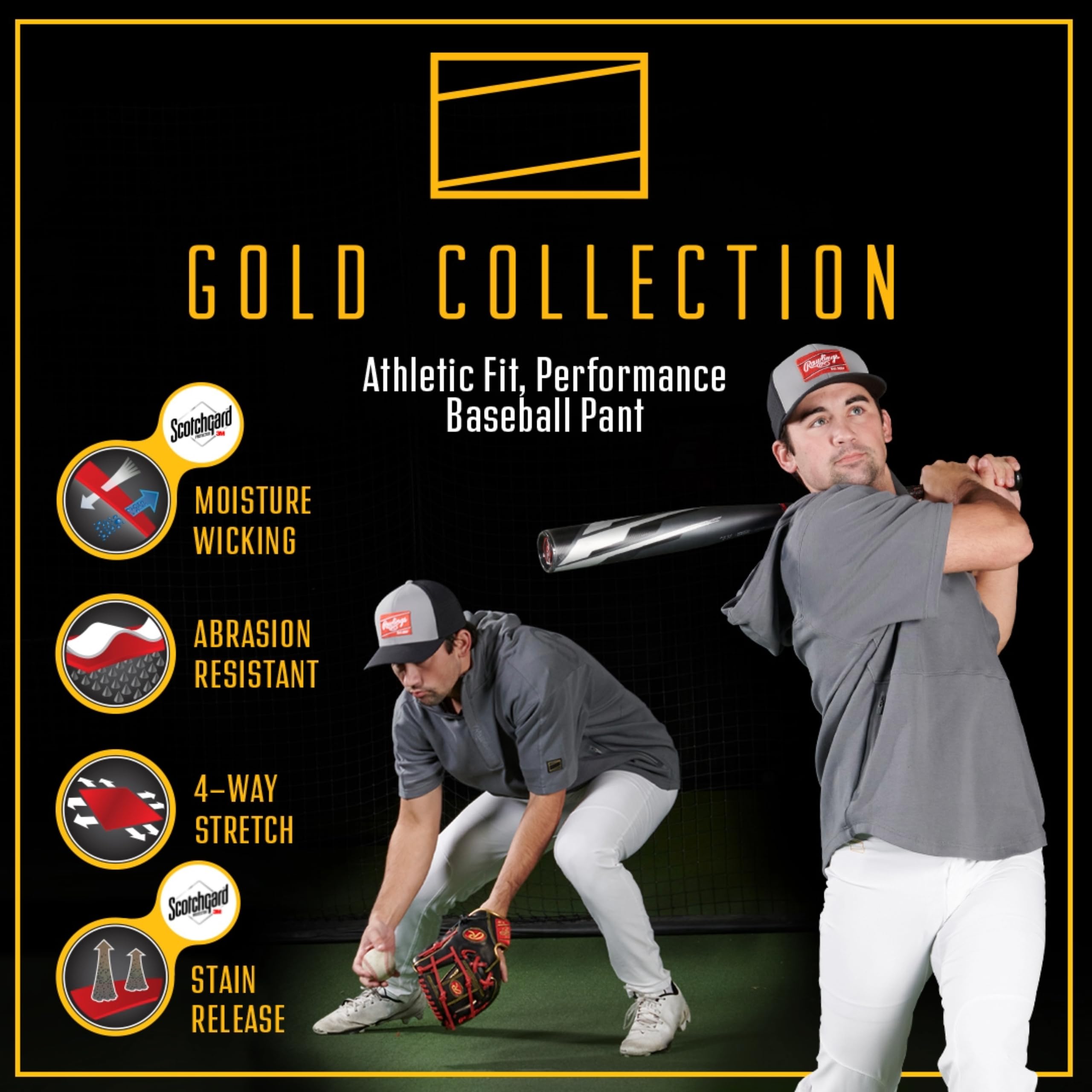 Rawlings Pantalones de La Colección Gold Hombre