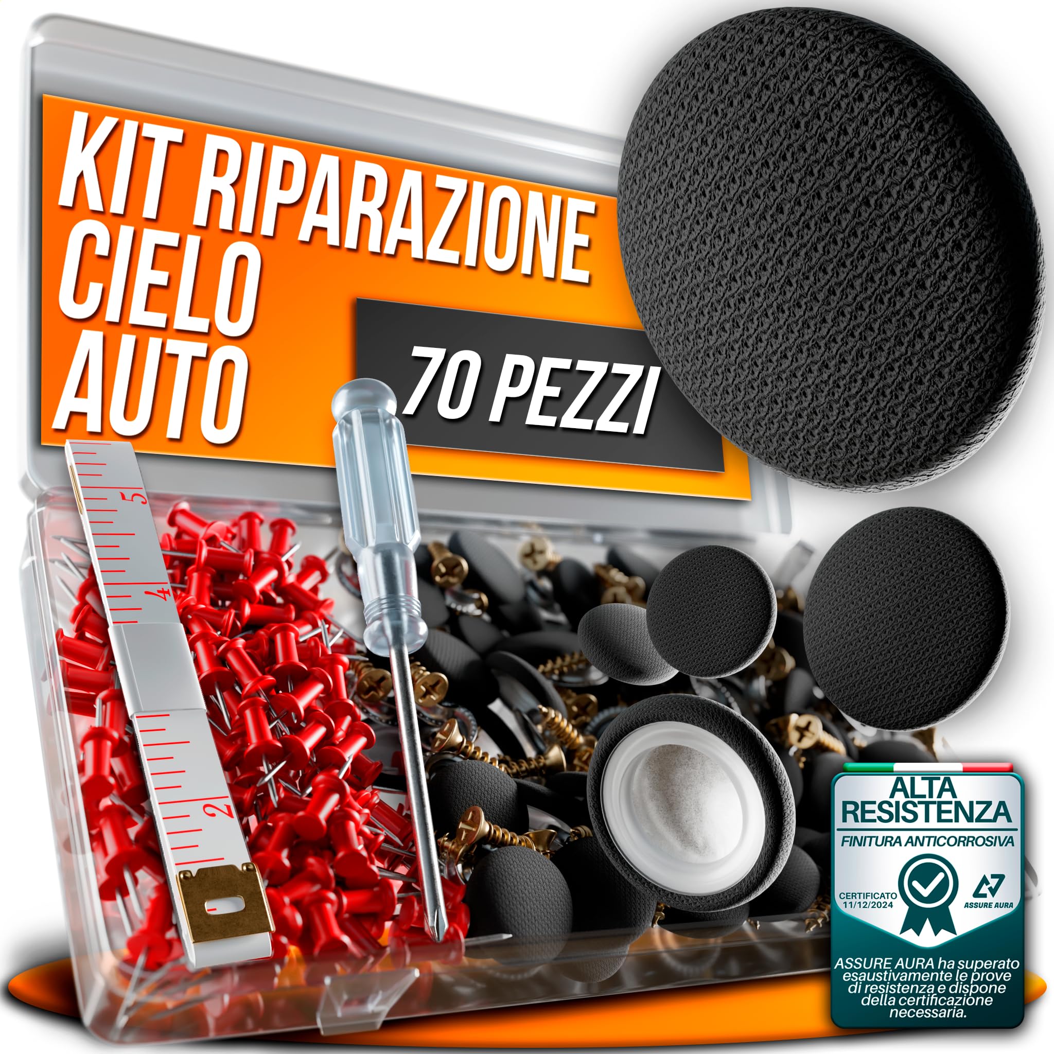 Stormsure Kit Riparazione Per Tetti Auto E Cabriolet – Ripara Strappi E Sigilla Teli, Soluzione Durevole E Flessibile Per Convertibili - 4