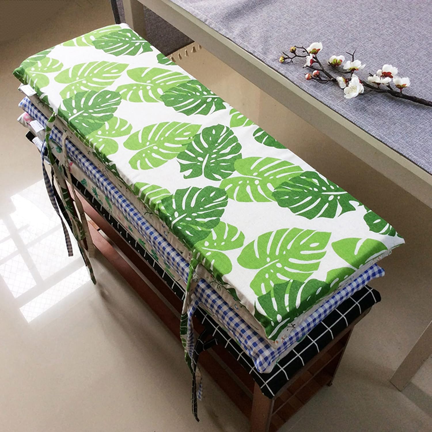 RAKTOV Custom Bench Cushion Indoor Long Bench Seat Cushion 2/3 Seater