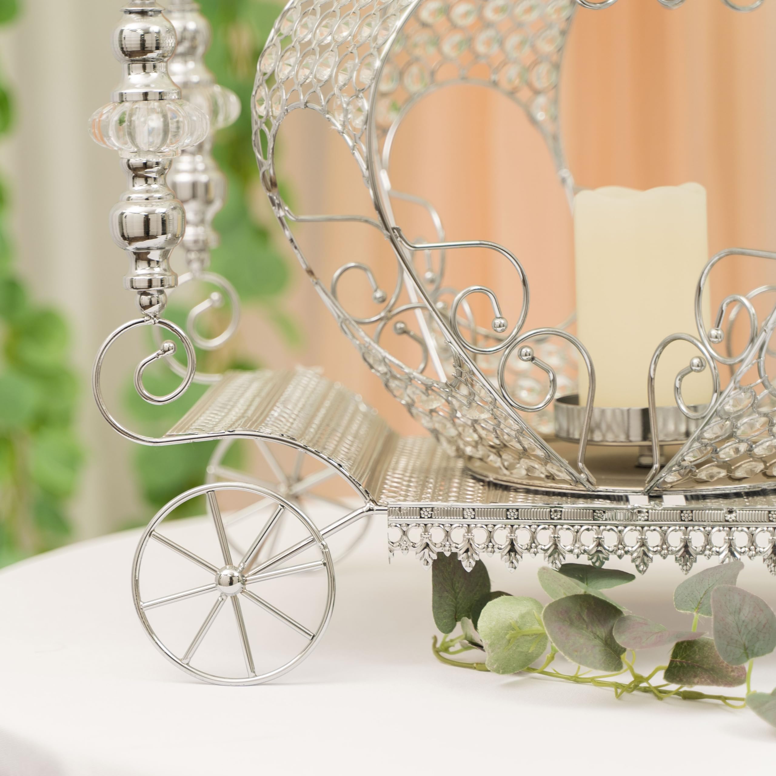 Amazon.com: Simply Elegant Crystal Iron Wire Pumpkin Carriage