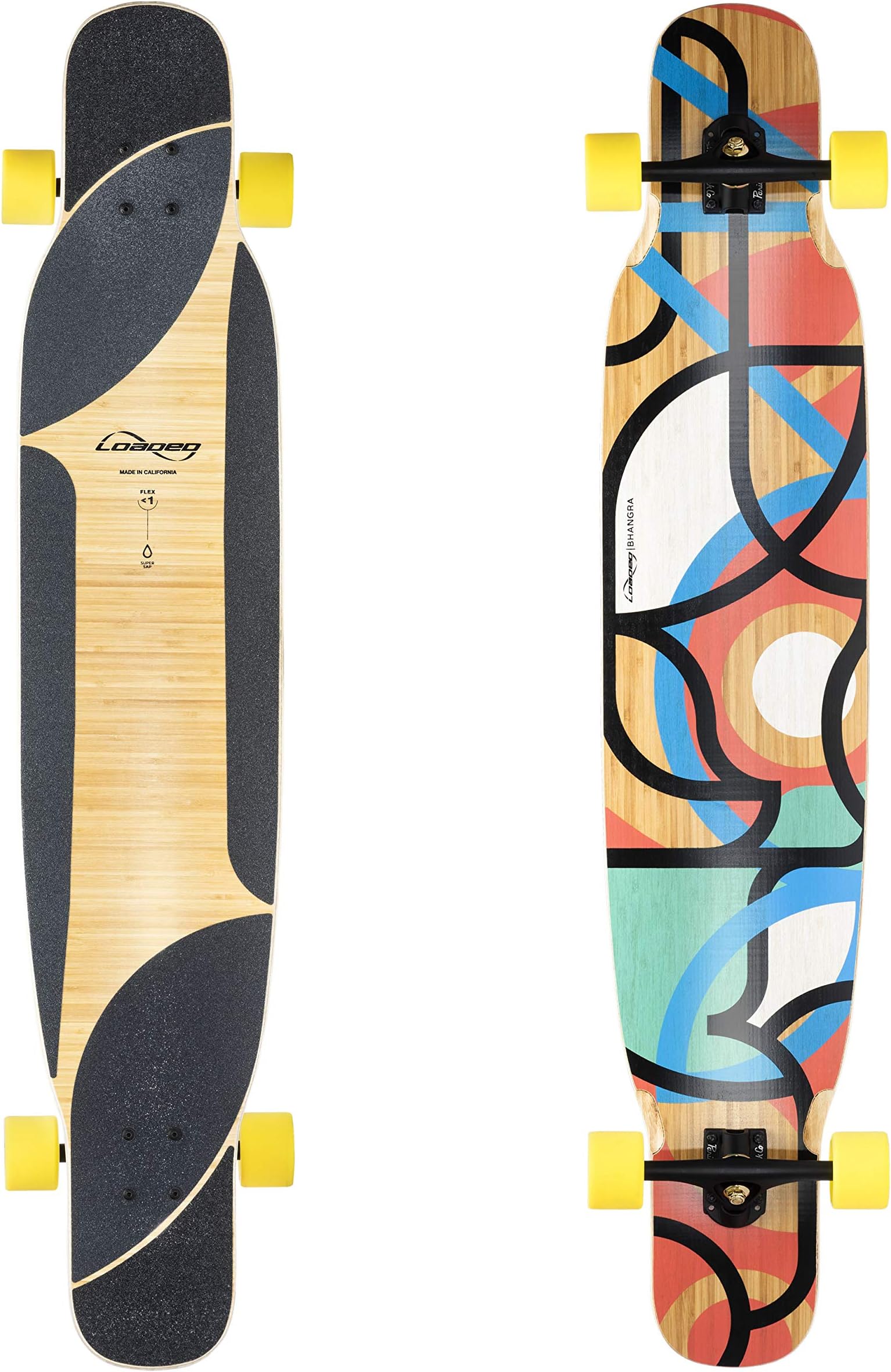 Loaded Boards Bhangra Bamboo Longboard Skateboard Complete