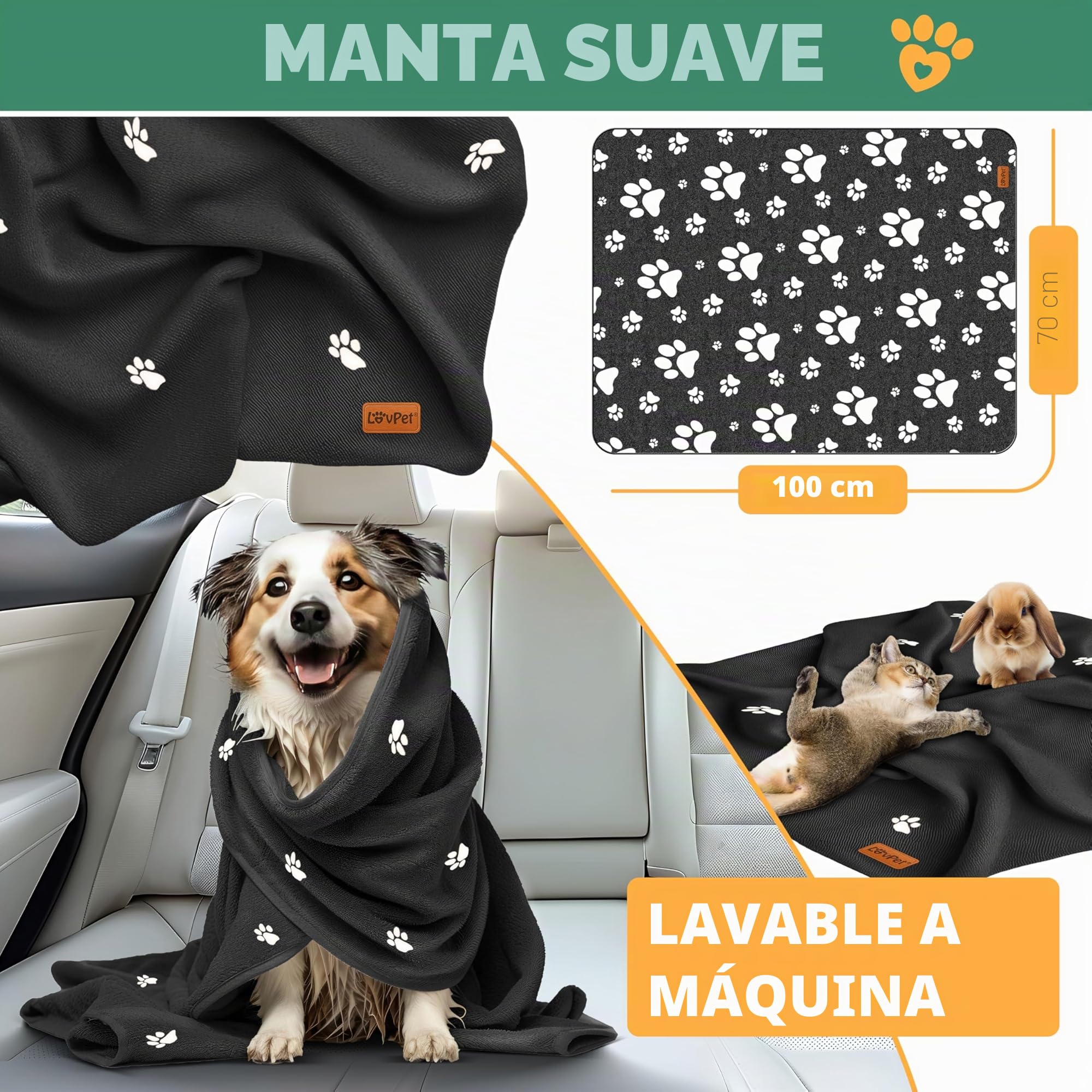 Lovpet® Parque Plegable para Cachorros y Gatos, Incluye comedero para Perros y Gatos, Tejido Oxford, Sistema desplegable para Interior y Exterior