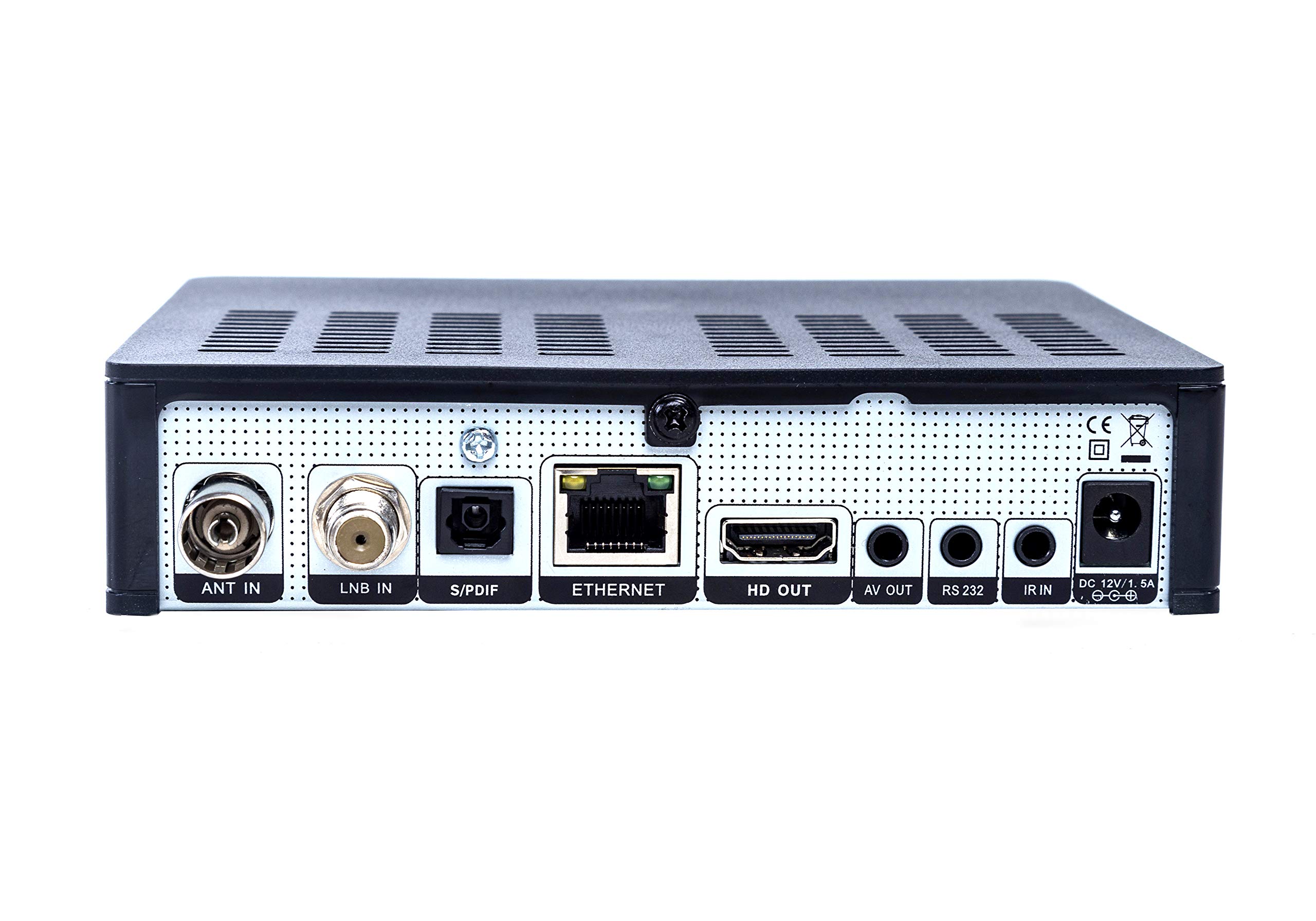 Apebox C2 4K UHD 2160p Combo Satelliten DVB-S2X & DVB-T2/C Multistream Receiver (1x DVB-S2X, 1xDVB-T2/C, 1x USB2.0, 1x USB3.0, HDMI, LAN, Kartenleser, YouTube) Schwarz