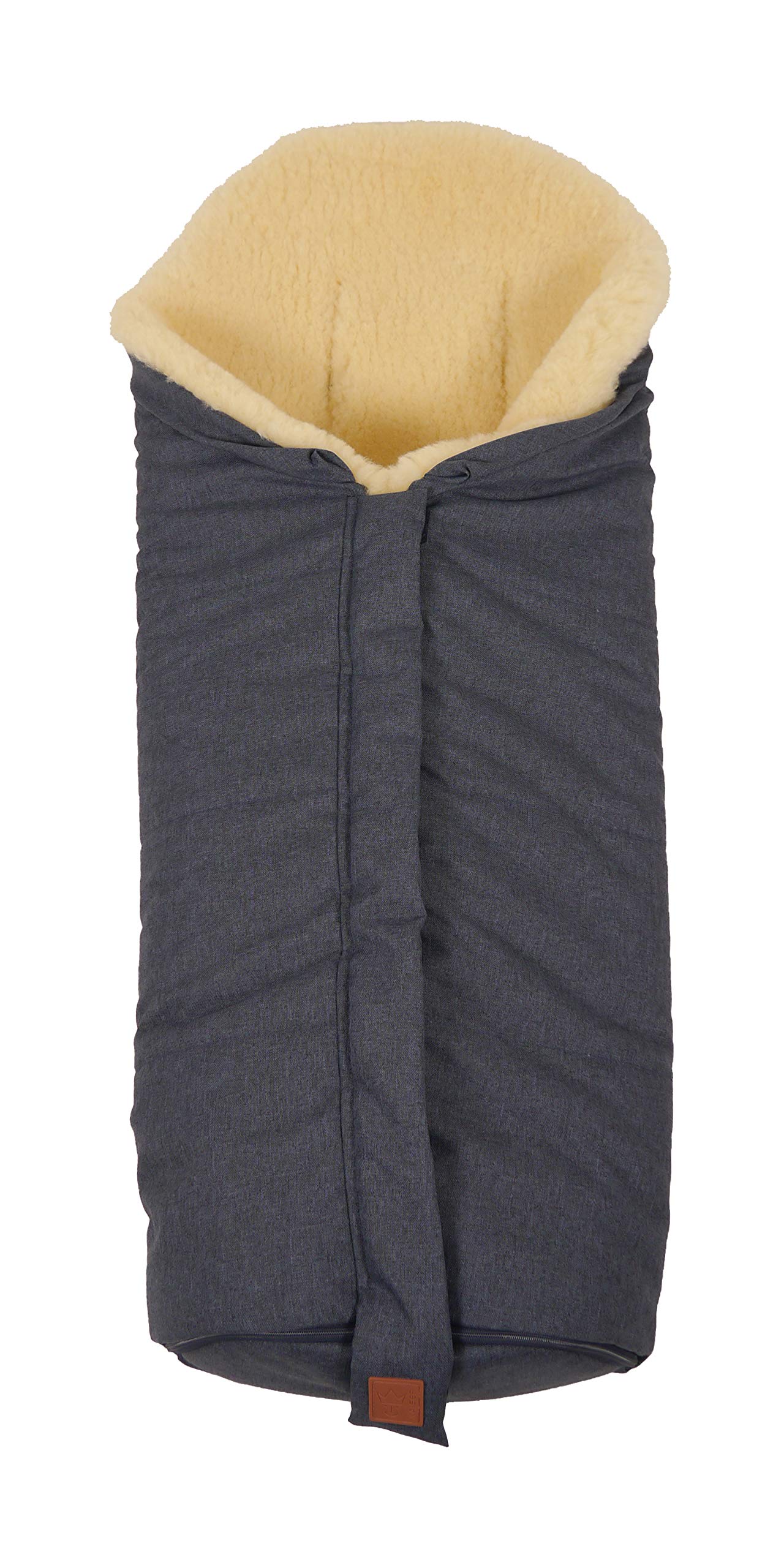 Kaiser 6721272 - Saco de abrigo para cochecito (tamaño grande), color azul