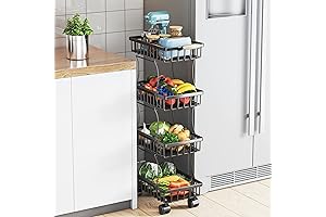 Wisdom Star 4-Tier Fruit and Vegetable Basket: A Culinary Haven for Fresh Produce