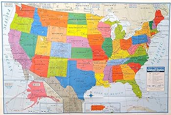 Amazon.co.jp: Superior Mapping Company 合衆国ポスターサイズ