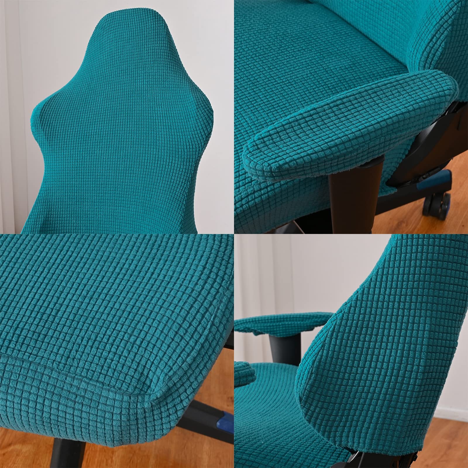 Funda protectora para silla de oficina giratoria de 4 piezas