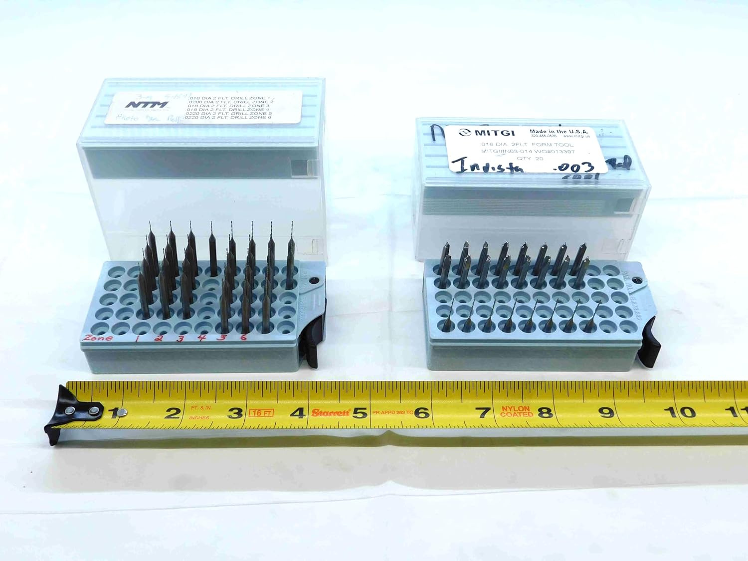 54PC Assorted Small Carbide Drills and END Mills 0.016, 0.018, 0.020, 0.022 O.D. - JG1070CG5