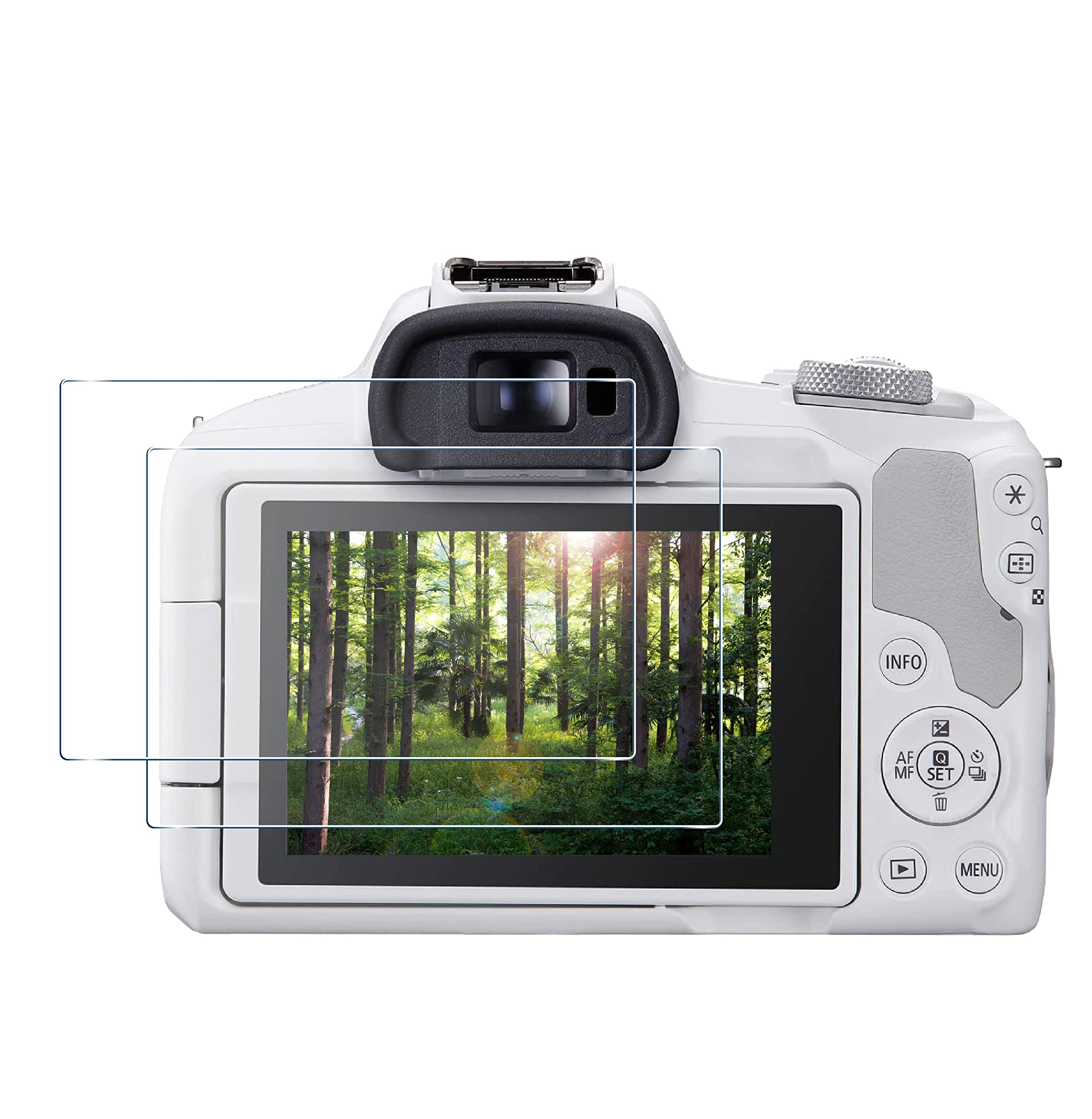 Amazon.co.jp: 対応 Canon EOS R50 フィルム 2枚 強化ガラス 日本