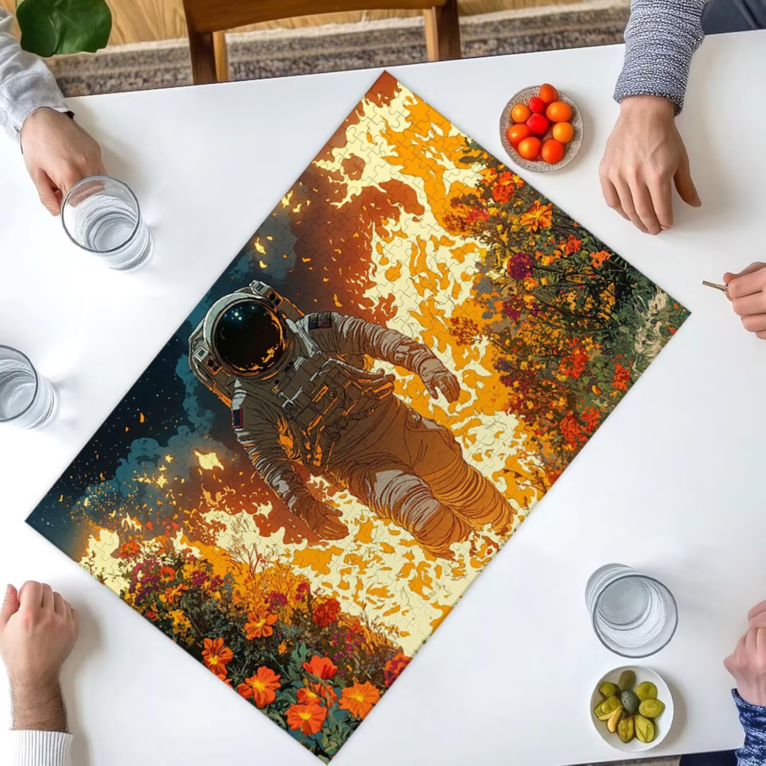 Puzzle Adulte - Puzzle 4000 pièces - Pompiers - Adultes et Enfants dès 14 Ans - Puzzles de qualité supérieure - Puzzles pour Adultes Jeu éducatif Challenge Toy Cadeaux 4000 pièces n-876