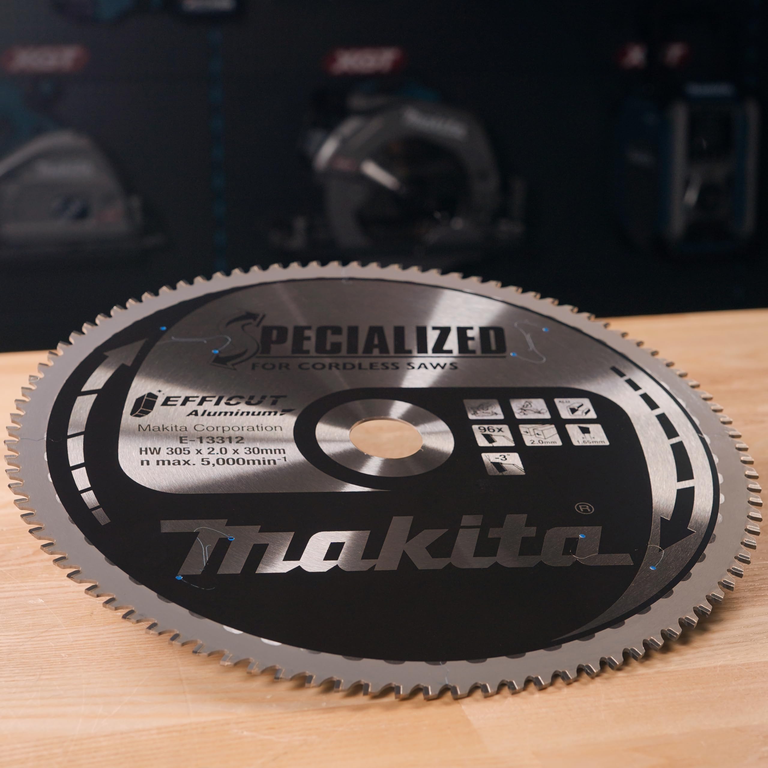 Makita Accessoires B-33358 HM-zaagblad Spec. Aluminium