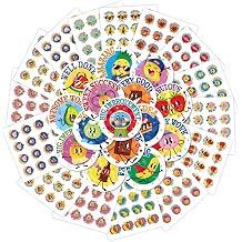864PCS Scratch and Sniff Stickers, 12 Different Scented Smelly Stickers