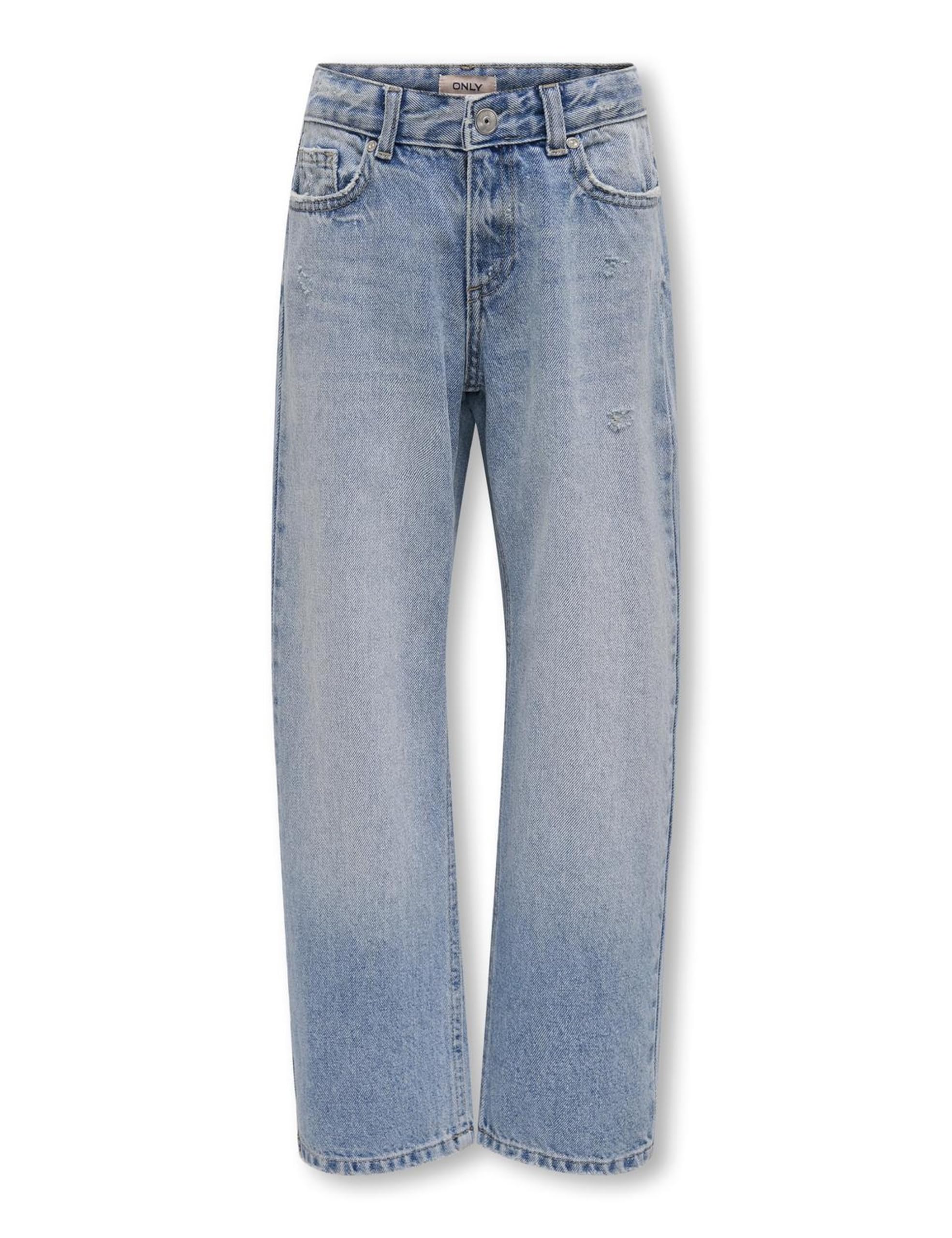 KIDS ONLY Womens Kogella Mw Wide Tai518 DNM Noos, Light Blue (Light Blue Denim), 164 UK