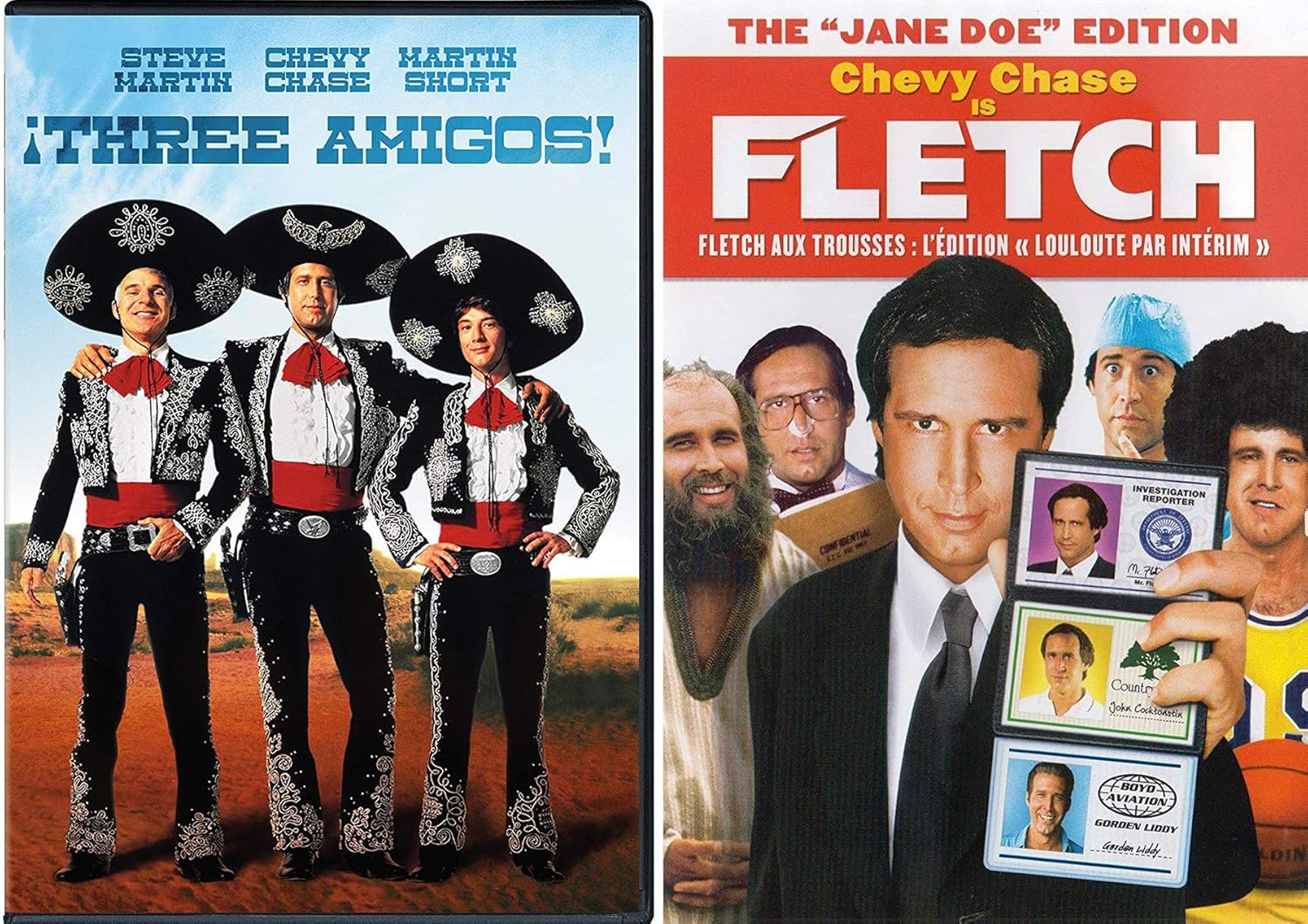 Irwin "Fletch" Fletcher Comedy Blast Chevy Chase DVD Jane