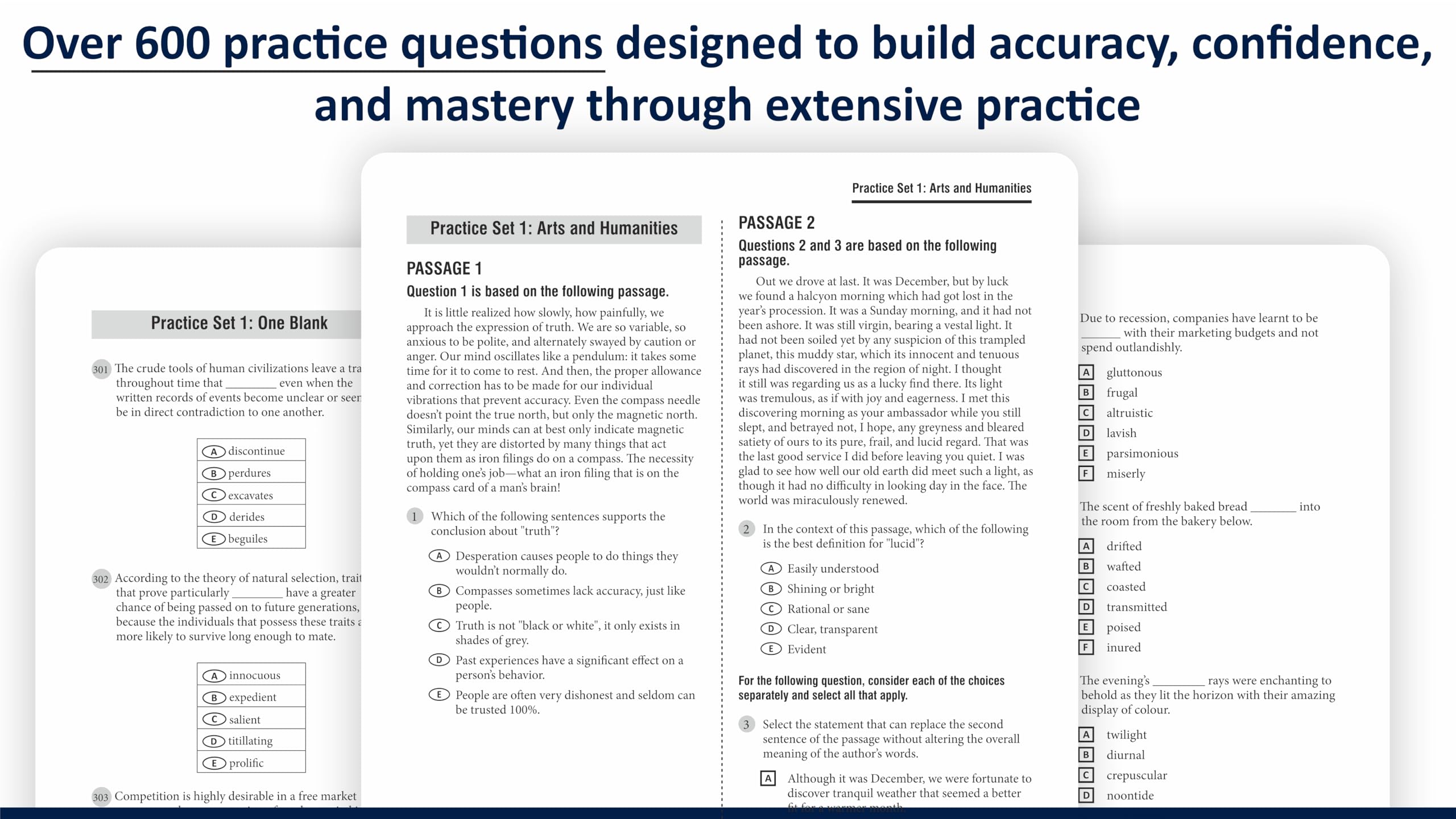 GRE Verbal Practice Questions: Includes 600+ Questions, 2 Timed Tests, High-Difficulty Sections, Detailed Answer Explanations | Ultimate GRE Verbal Prep 2025-2026