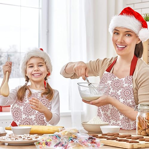 Miniatura 4 de Boao 300 bolsas de galletas de Navidad para envolver copos de nieve, celofán, bolsas autoadhesivas, bolsa transparente para regalos de Navidad,