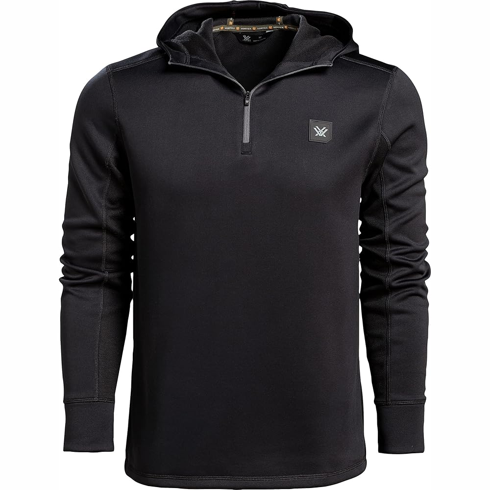 Vortex Optics Frontier Limits 1/4 Zip Hoodies (Black, Small