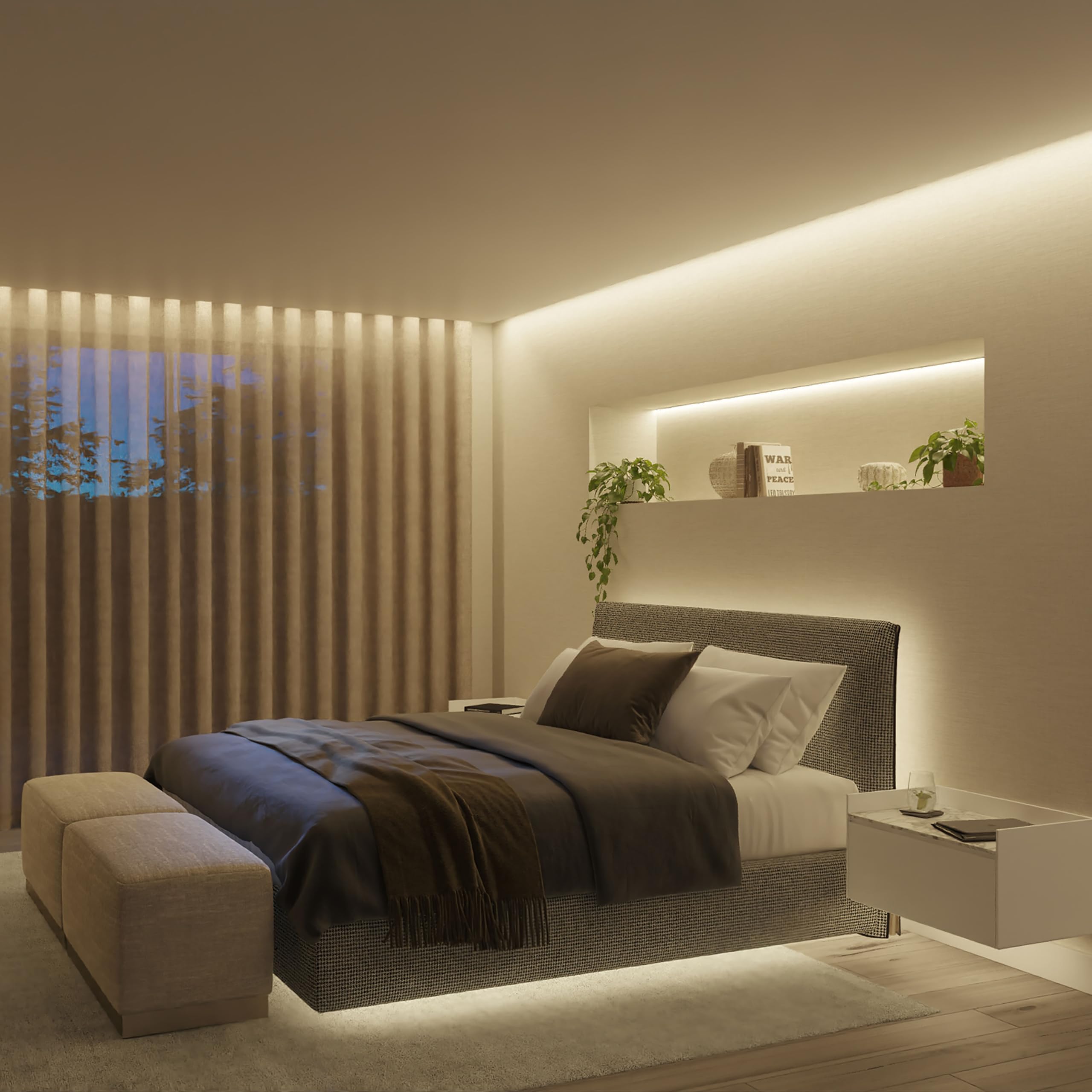 Philips Hue Solo LED Streifen - 5 Meter - Weiß/Farbe | Lightstrip - Inkl. Hue Dimmer Switch - Hue White and Color Ambiance