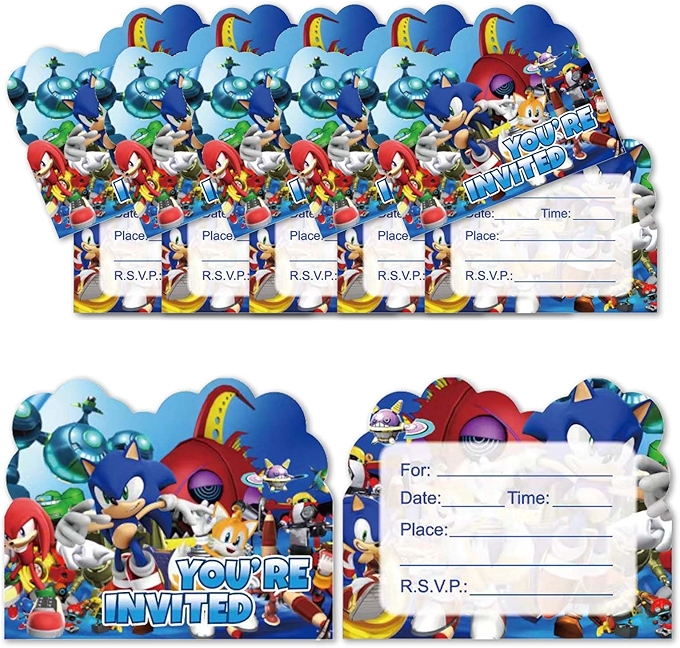 Stitch Birthday Invitation Cards for Kids