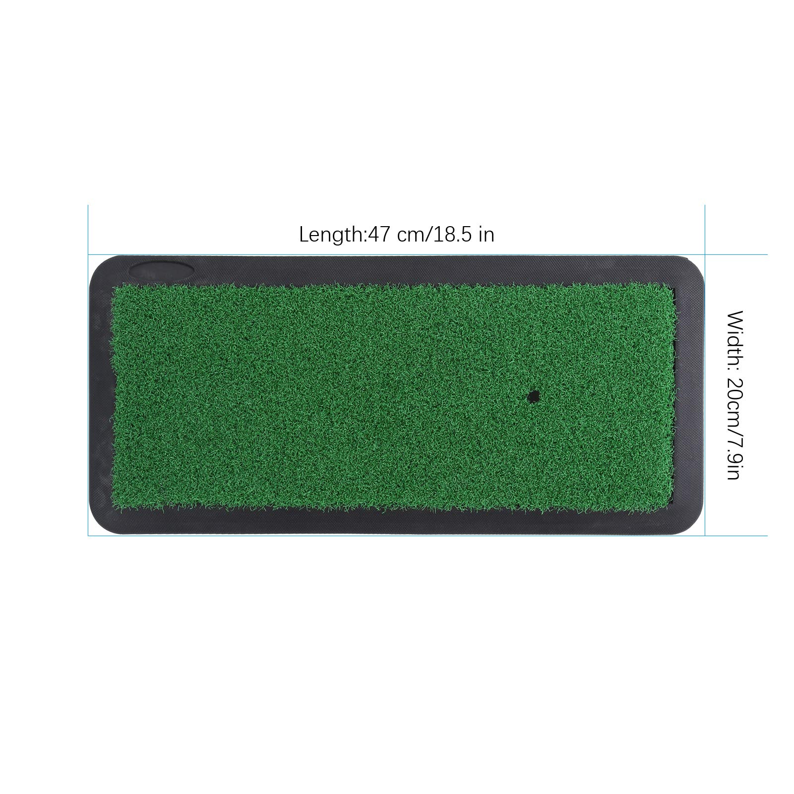 iFCOW Tappetino da allenamento da golf in erba artificiale con superficie in gomma