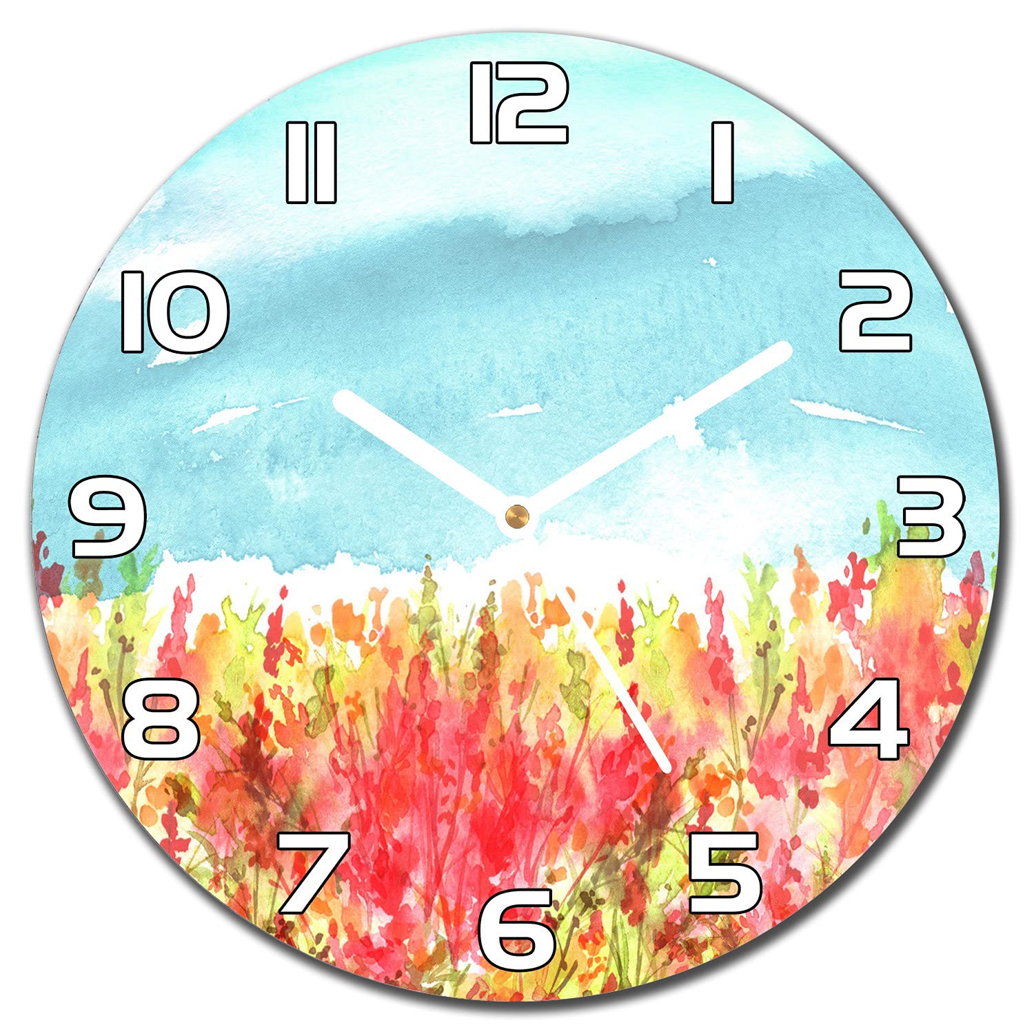 Horloge en verre moderne, une idée cadeau idéale pour la maison et le salon