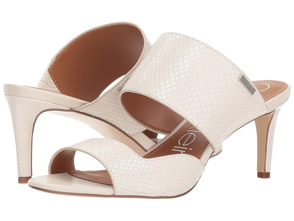 

Calvin Klein Clementine (Soft White Shiny Snake Print) Women's Shoes