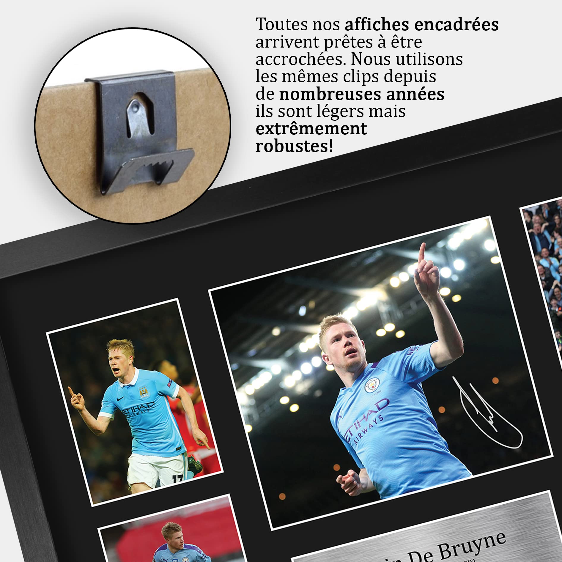 HWC Trading Photo Imprimée Avec Autographe De Phil Foden Manchester City Man City Pour Les Fans Et Les Supporters U2013 A4