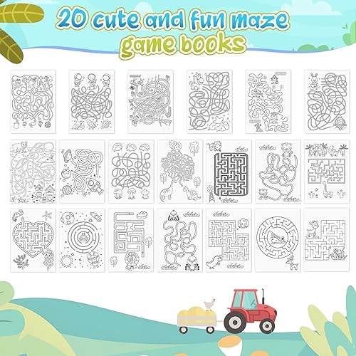 Vista 54 de Liliful 144 libros para colorear de Feliz Navidad a granel para niños, libros de actividades de invierno, recuerdos de fiesta, libro de dibujo