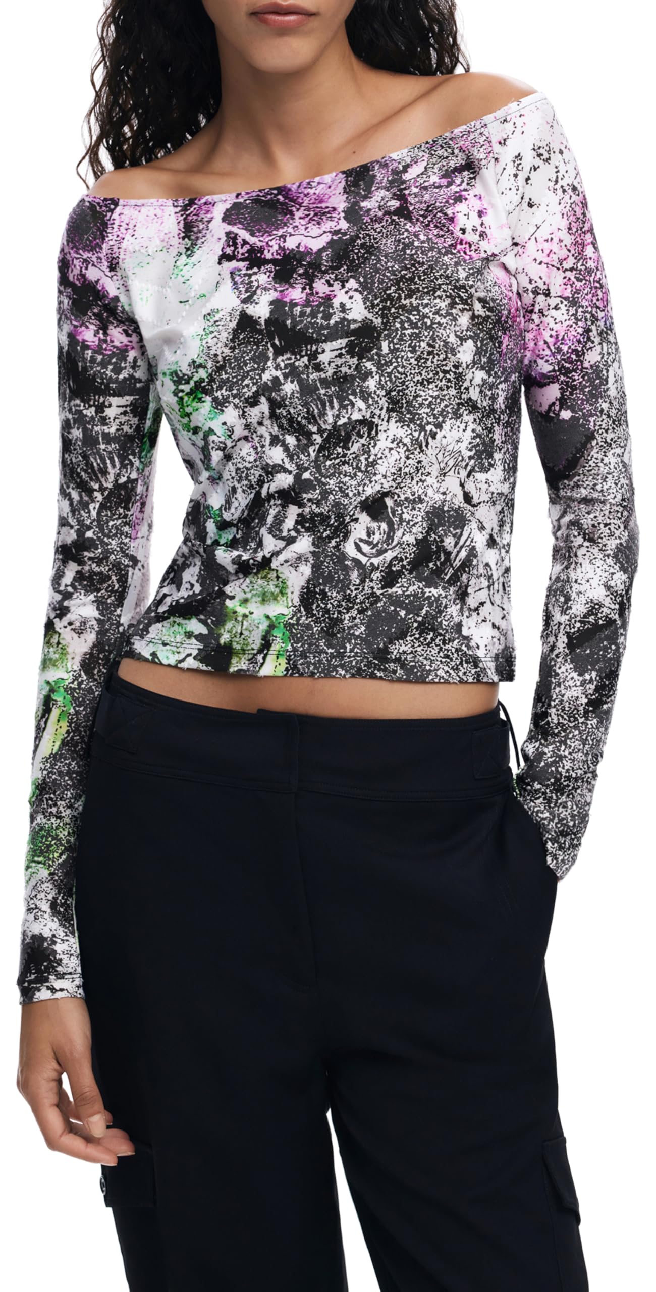 Desigual TS_Pared_Lacroix Blouse, Rojo, XL Women's
