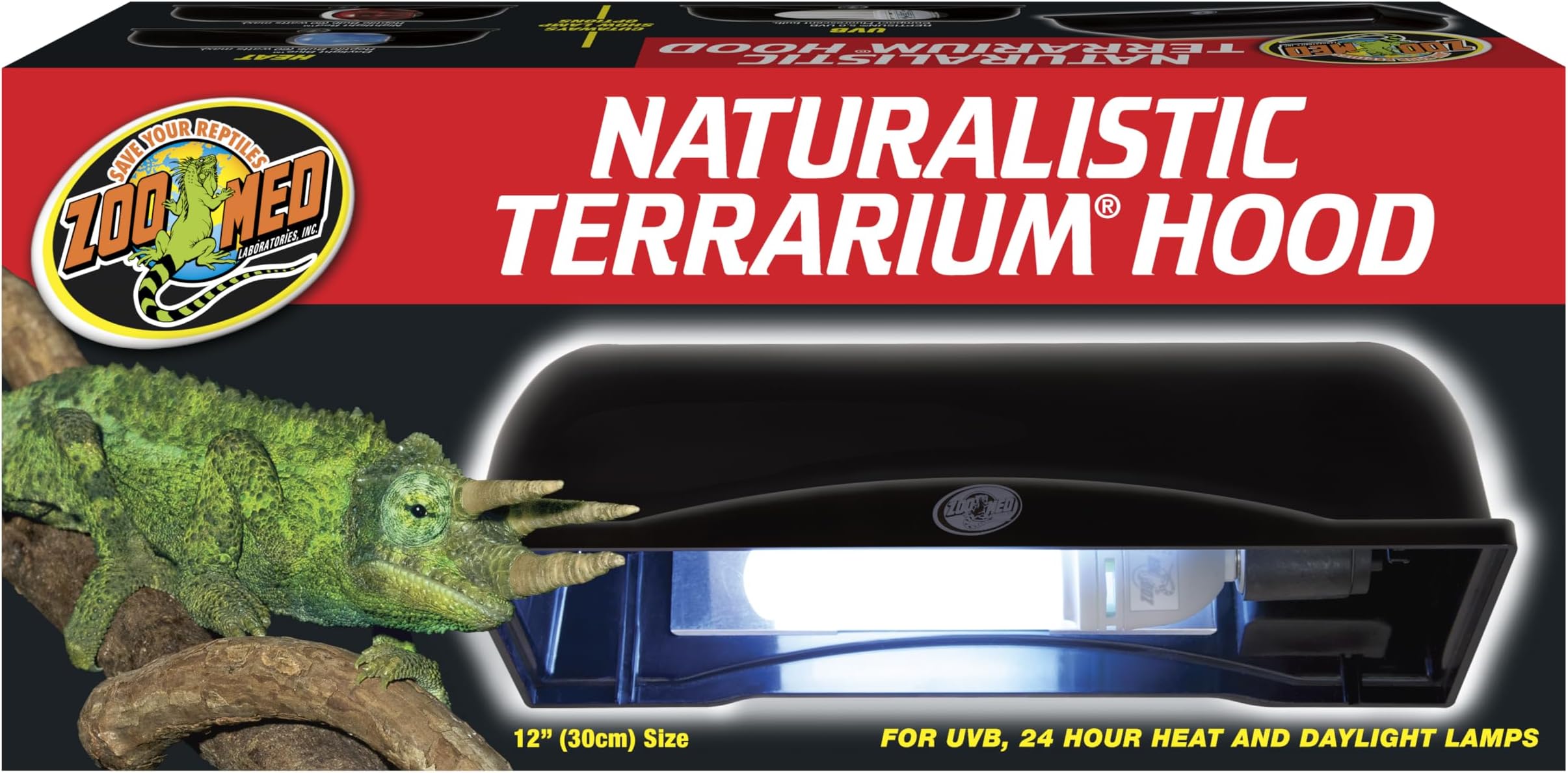 Zoo Med LF-50 Naturalistic Terrarium Hood, 30 cm