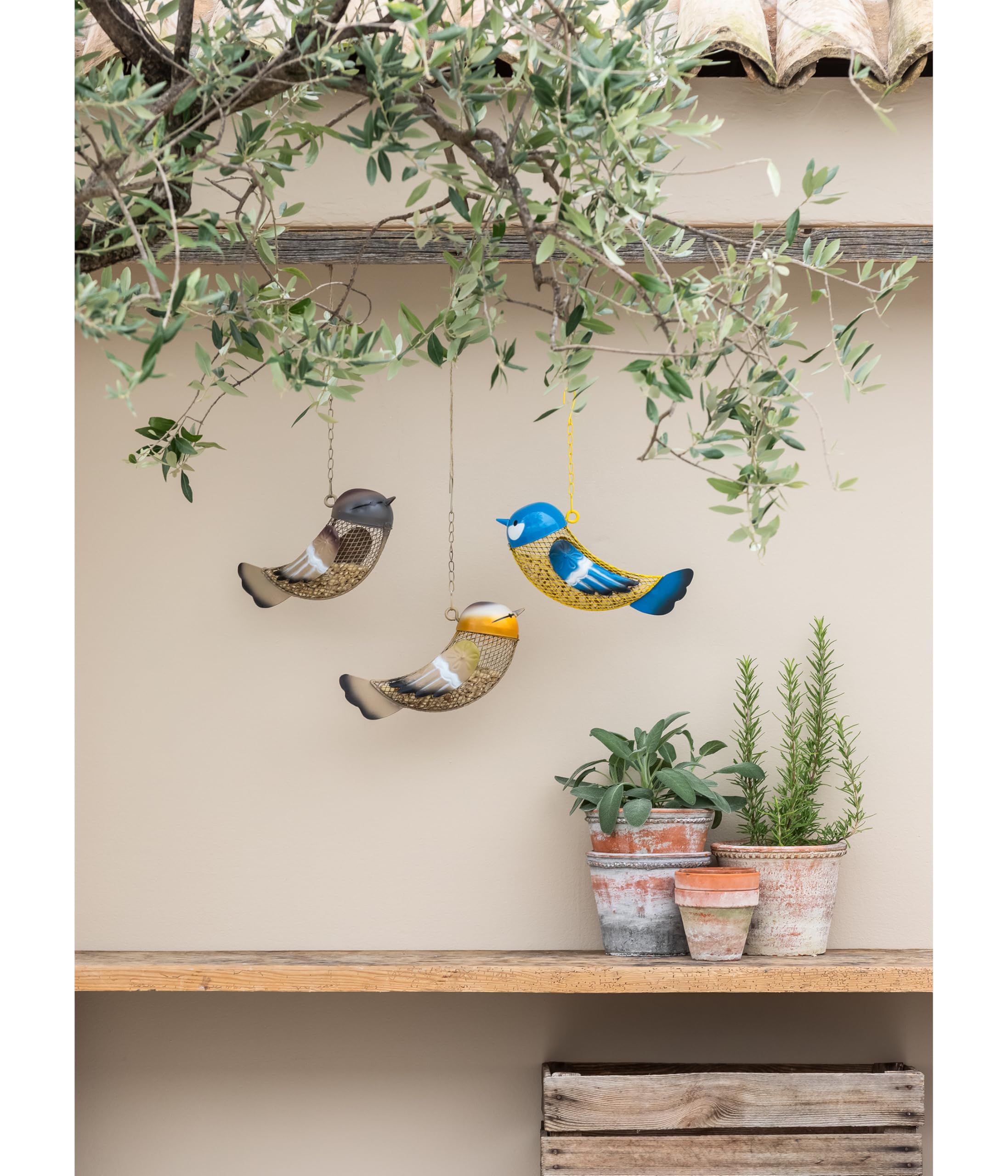Dehner Natura Rio Premium Decorative Feeding Station for Wild Birds Feeder Robust/Durable, Includes Hanging Device - Image 2