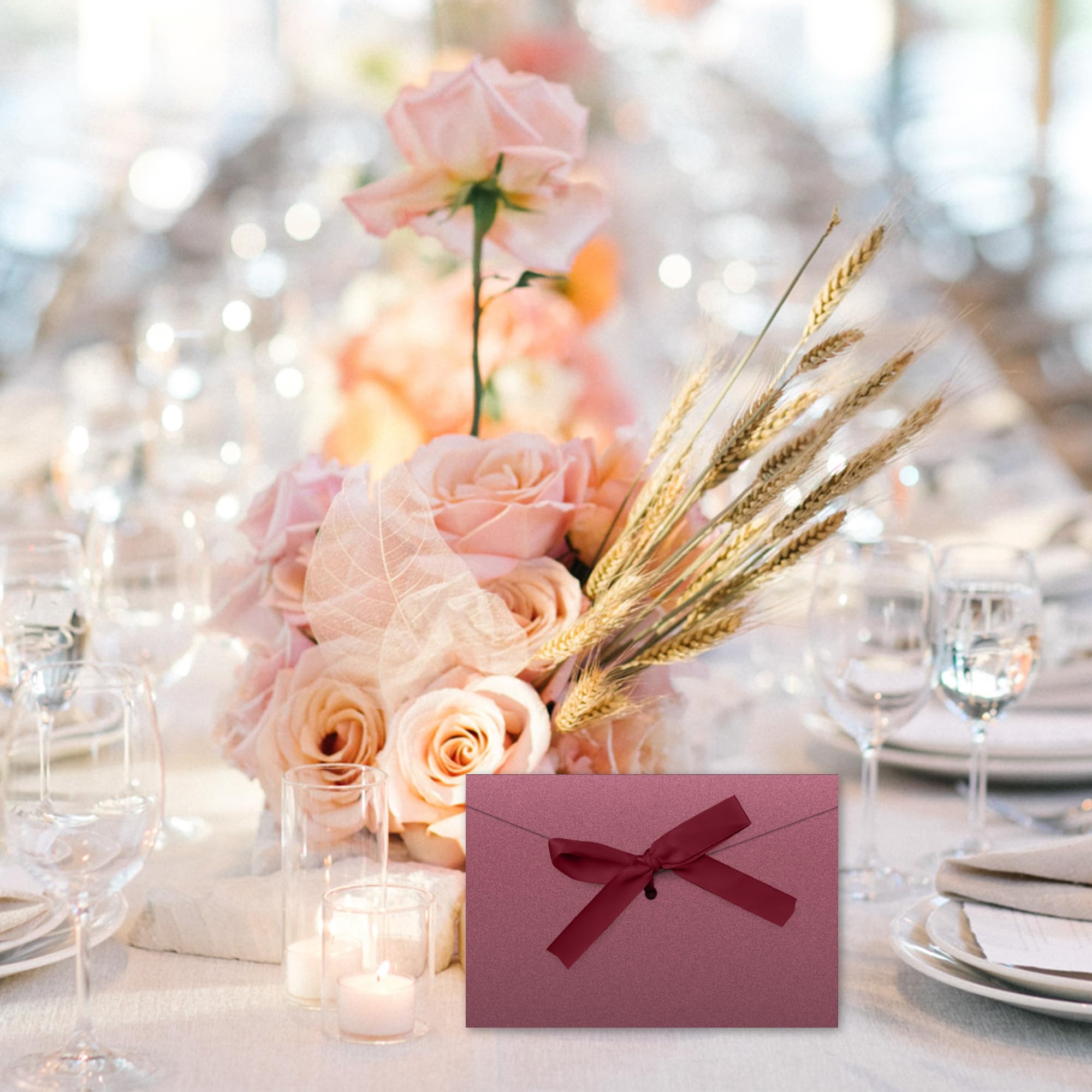 12 Buste Colorate Con Nastri | Carta Kraft | Per Matrimoni, Compleanni E Regali | 12 Colori - Foto 3