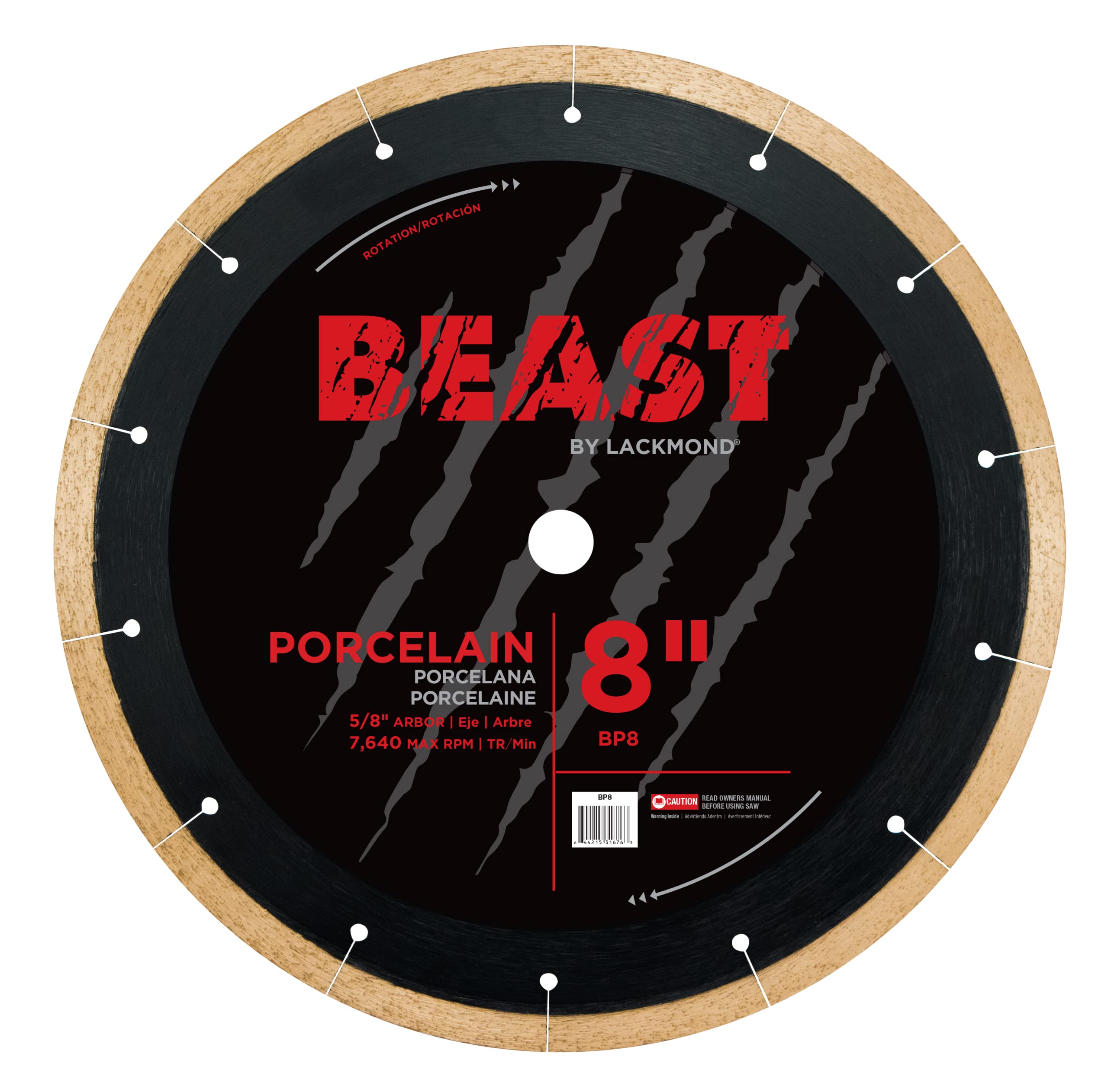 Lackmond Beast Pro Porcelain Saw Blade 