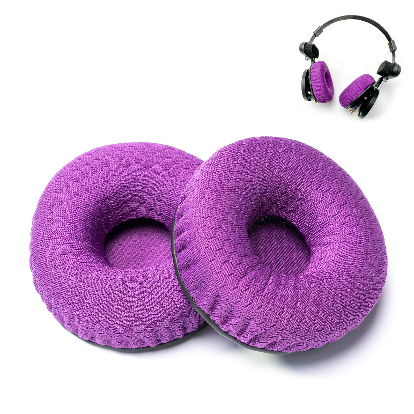 Voarmaks Premium Foam Ear Pads Cushions Compatible with Koss Porta Pro PP KSC35 KSC75 KSC55 Headphone (All Purple)