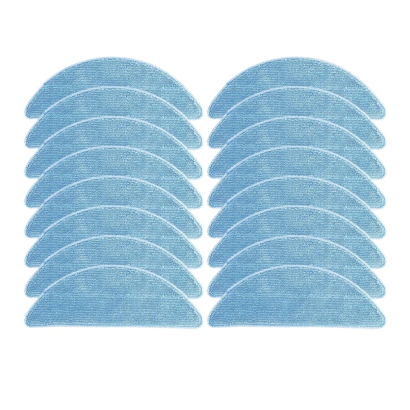 HIZON Mop Cloths Rag Robot Vacuum Cleaner Parts Accessories，Compatible For Neatsvor， M50(SET6)