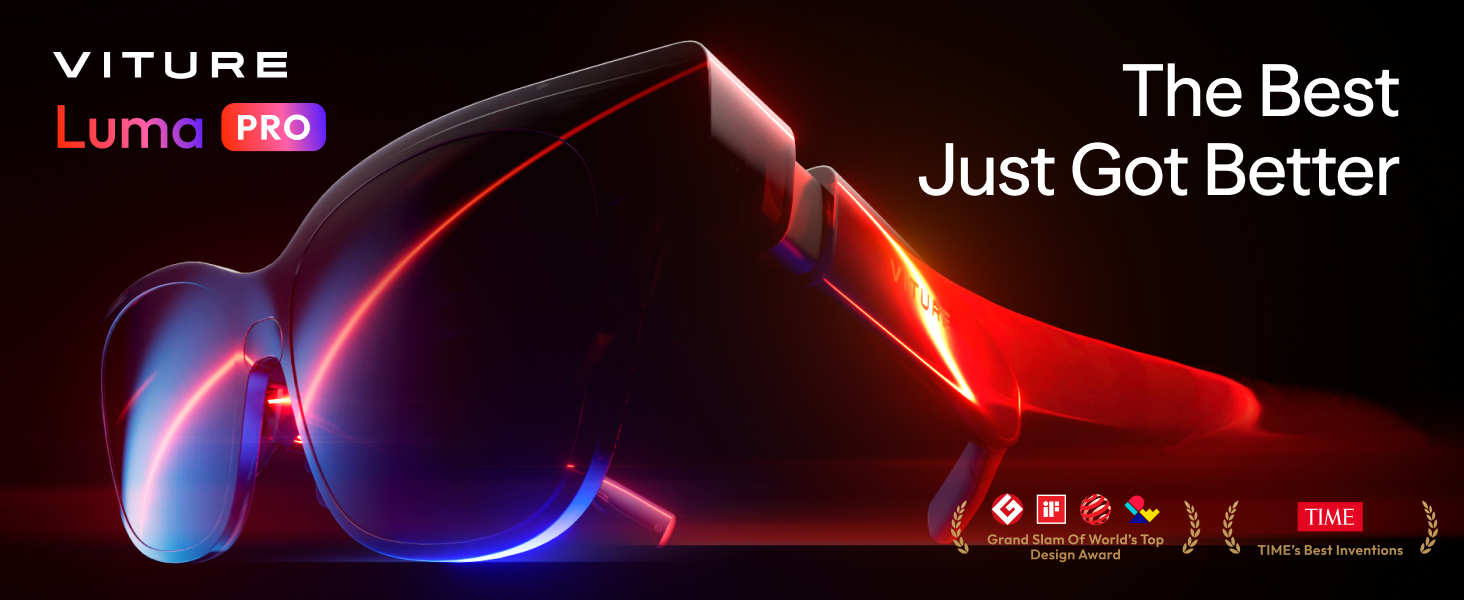 Amazon.com: VITURE Luma Pro XR Glasses — 152” 1200p Ultra Sharp