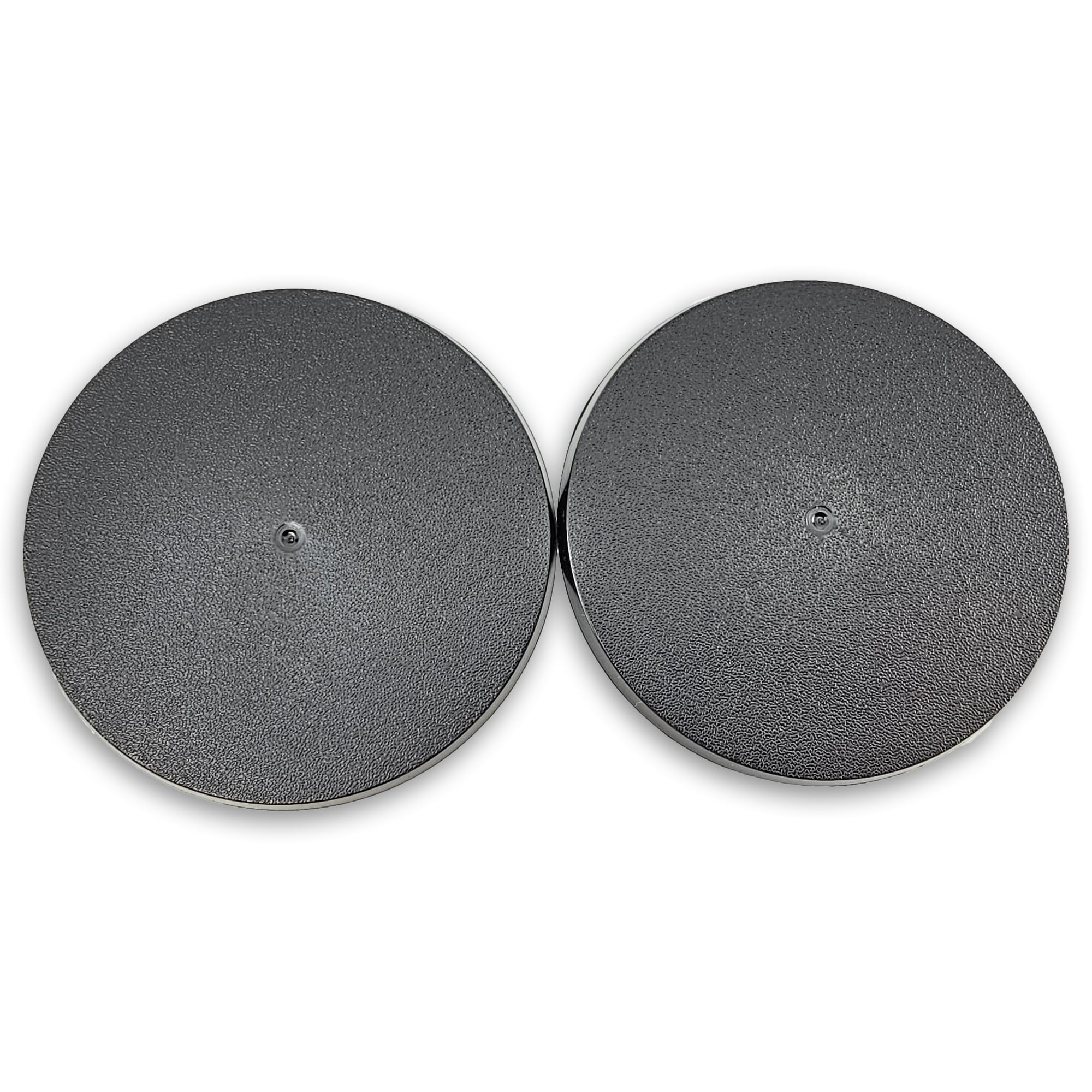 Hobby Heaven 90mm Round Plastic Warhammer Bases - Black Miniature Bases for Wargaming Miniatures Figures - Model Painting Plastic Figures Wargame Miniatures - Durable Tabletop Games Basing (2 pcs)