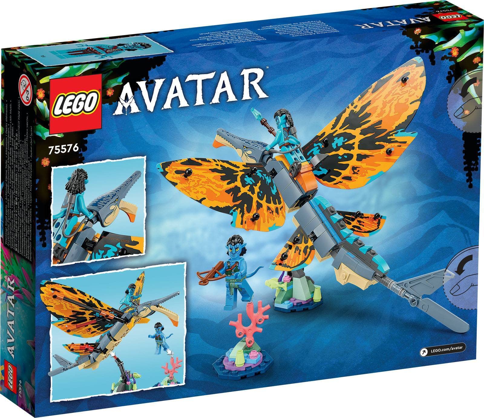 Lego Avatar zestaw 2-częściowy: 75575 Odkrycie Ilu & 75576 Lego Avatar zestaw 2-częściowy: 75575 Odkrycie Ilu & 75576