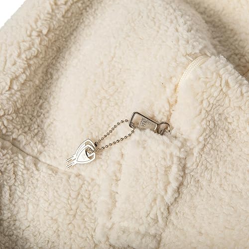 Miniatura 9 de Flash Furniture Puf pequeño para niños y adolescentes, juego de 1, sherpa natural