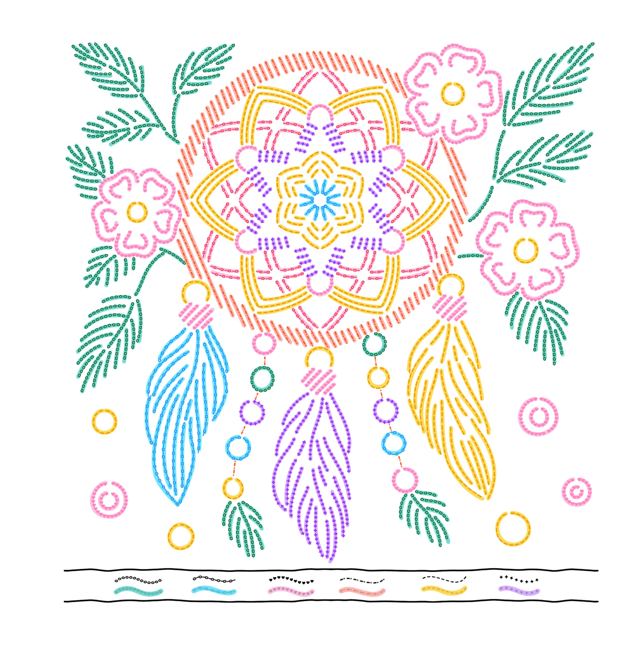 Mindfulness: Line Tracing for Relaxation