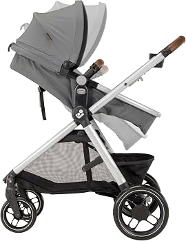 Maxi-Cosi Siena CP Modular Travel System, Car Seat and Stroller Combo, Stone Glow : Baby