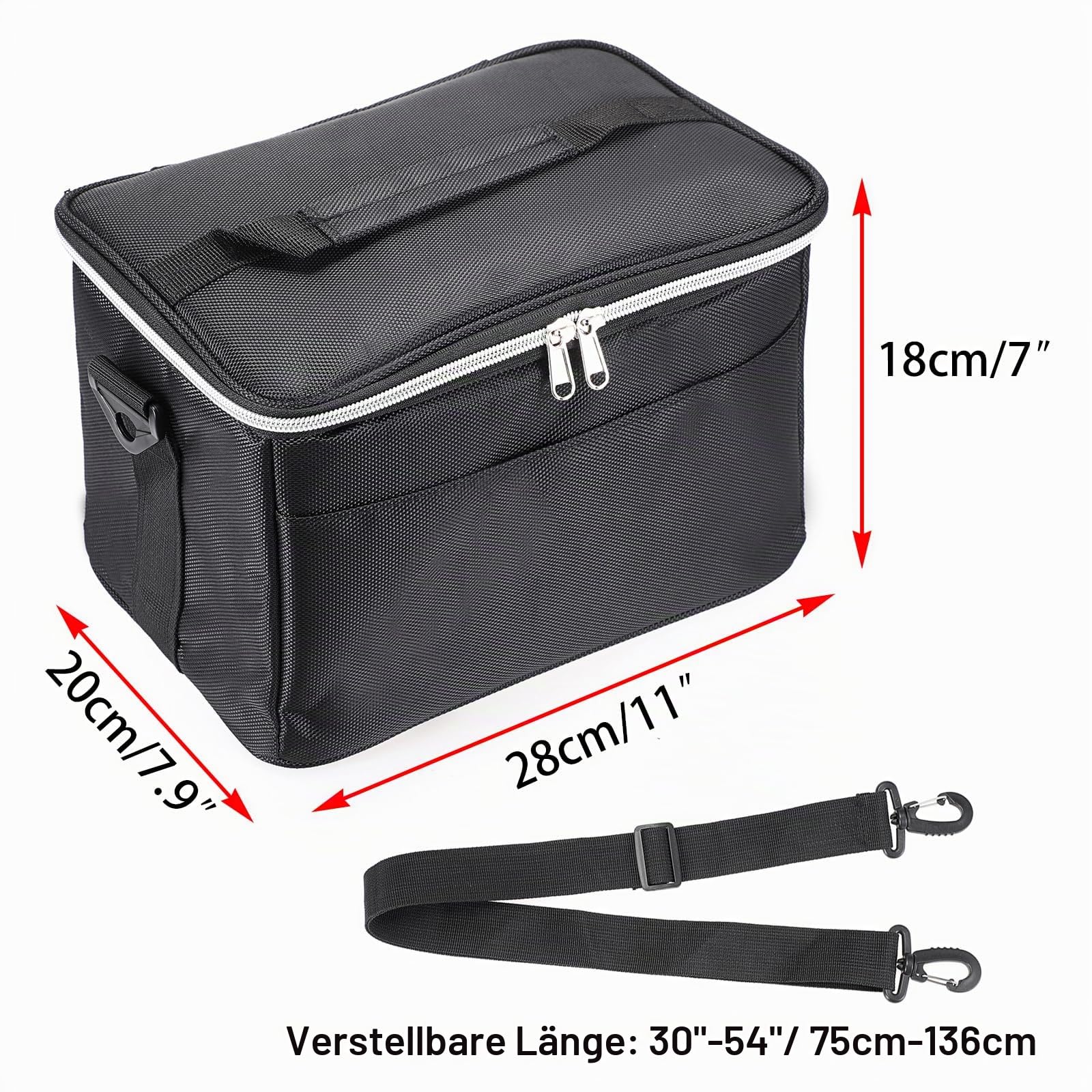 BTSKY Aufbewahrungstasche Mit Großer Kapazität für 120 Marker - Canvas-Tragetasche Mit Schultergurt für Copic-Skizzenmarker - Multifunktionale Kosmetiktasche